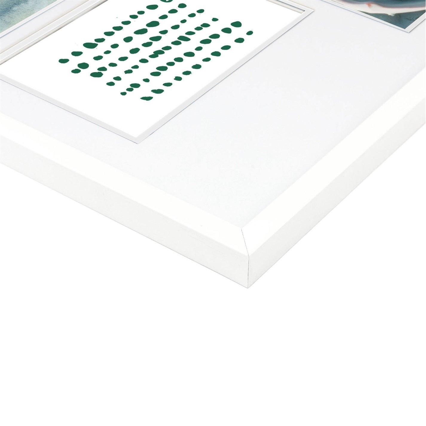 White - nielsen - Collage Frame with Double Mount for 8 Photos - 3