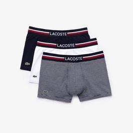 Lacoste 3 Pack of Logo Trunks