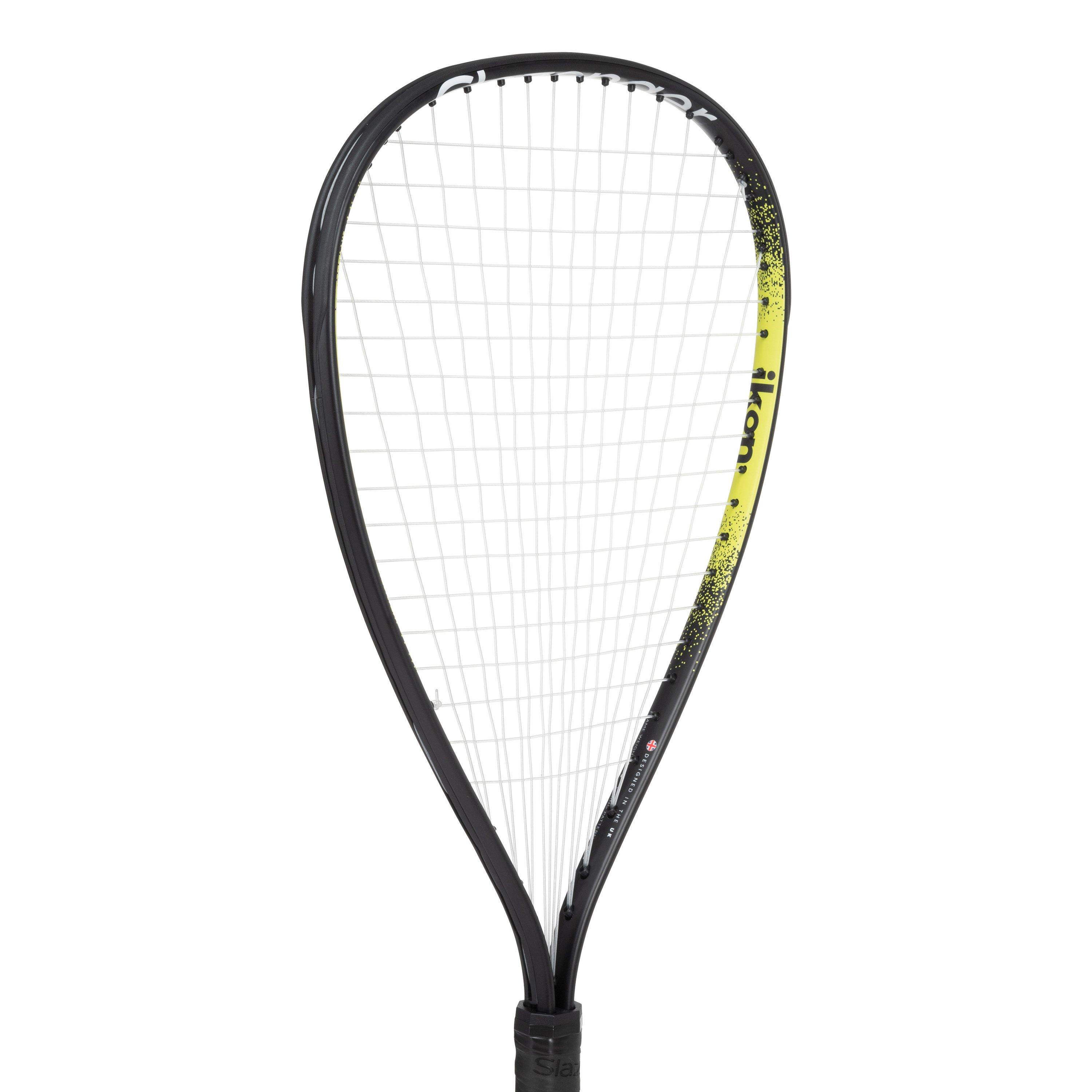 Black/Yellow - Slazenger - Ikon Racketball Racket - 1