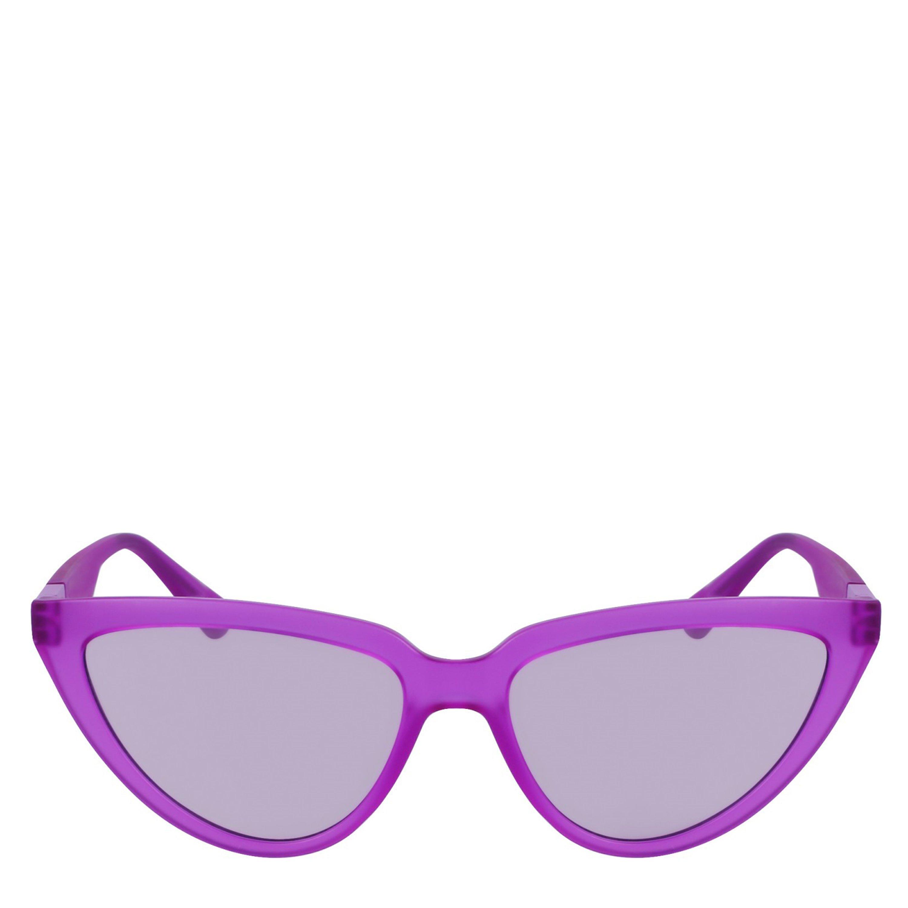 Lilac - Calvin Klein Jeans - Women's UV Protection Cat Eye Sunglasses