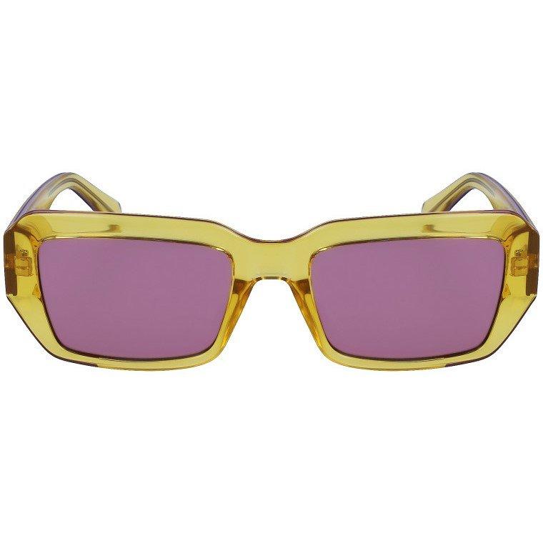 Yellow - Calvin Klein Jeans - Adults CKJ 99 Rectangle Sunglasses - 1