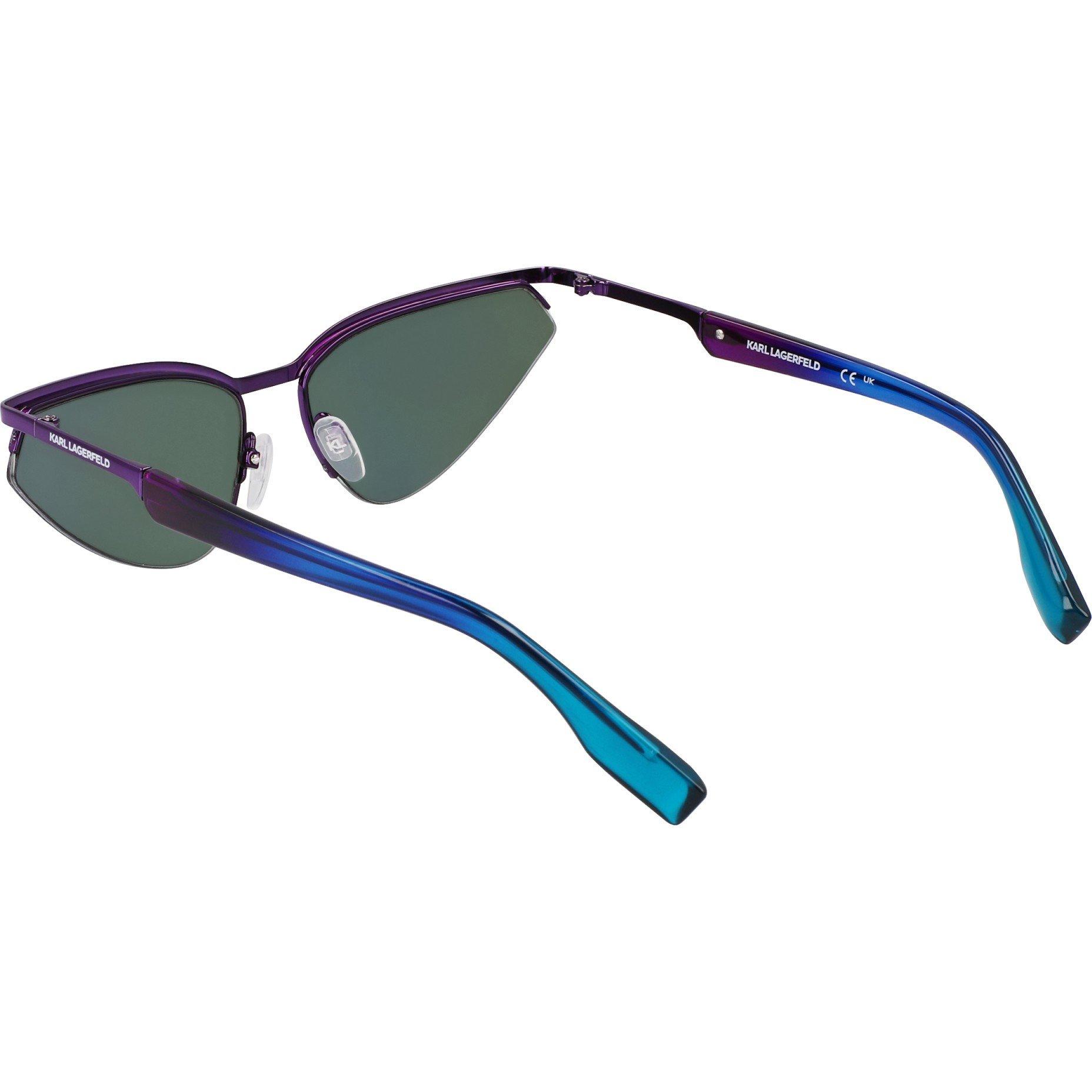 Purple - Karl Lagerfeld - Adults Rectangle Sunglasses - 5