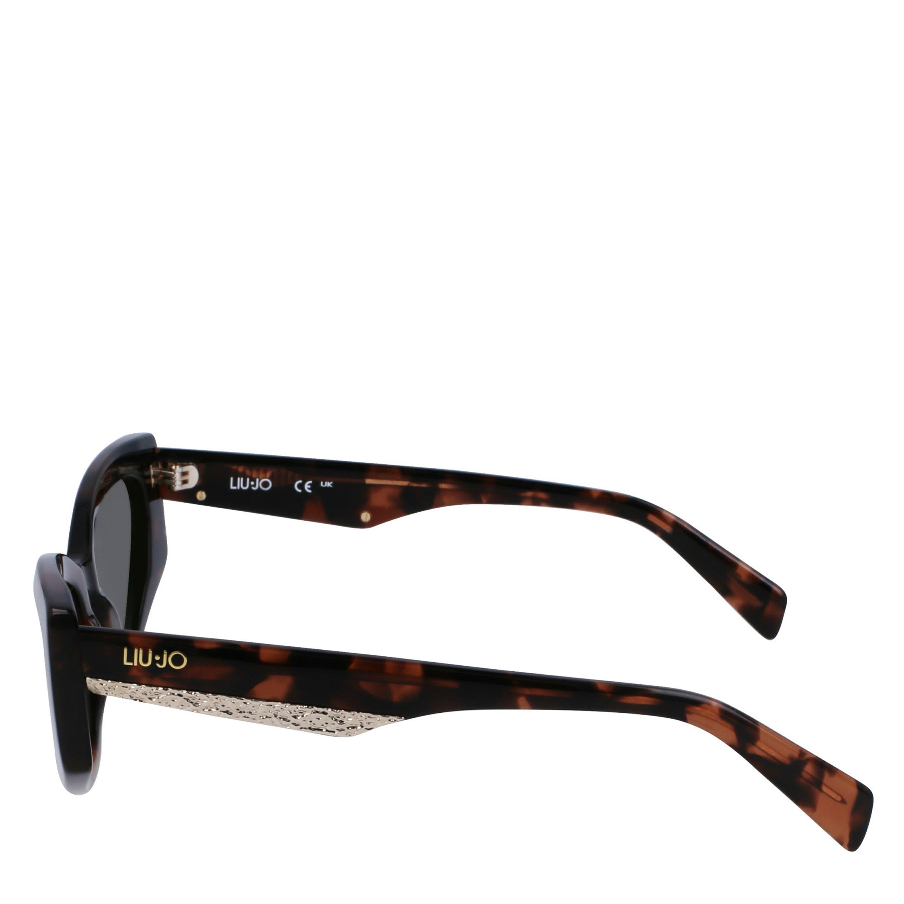Dark Tortoise - Liu Jo - LJ Cat Eye Sunglasses Womens - 4