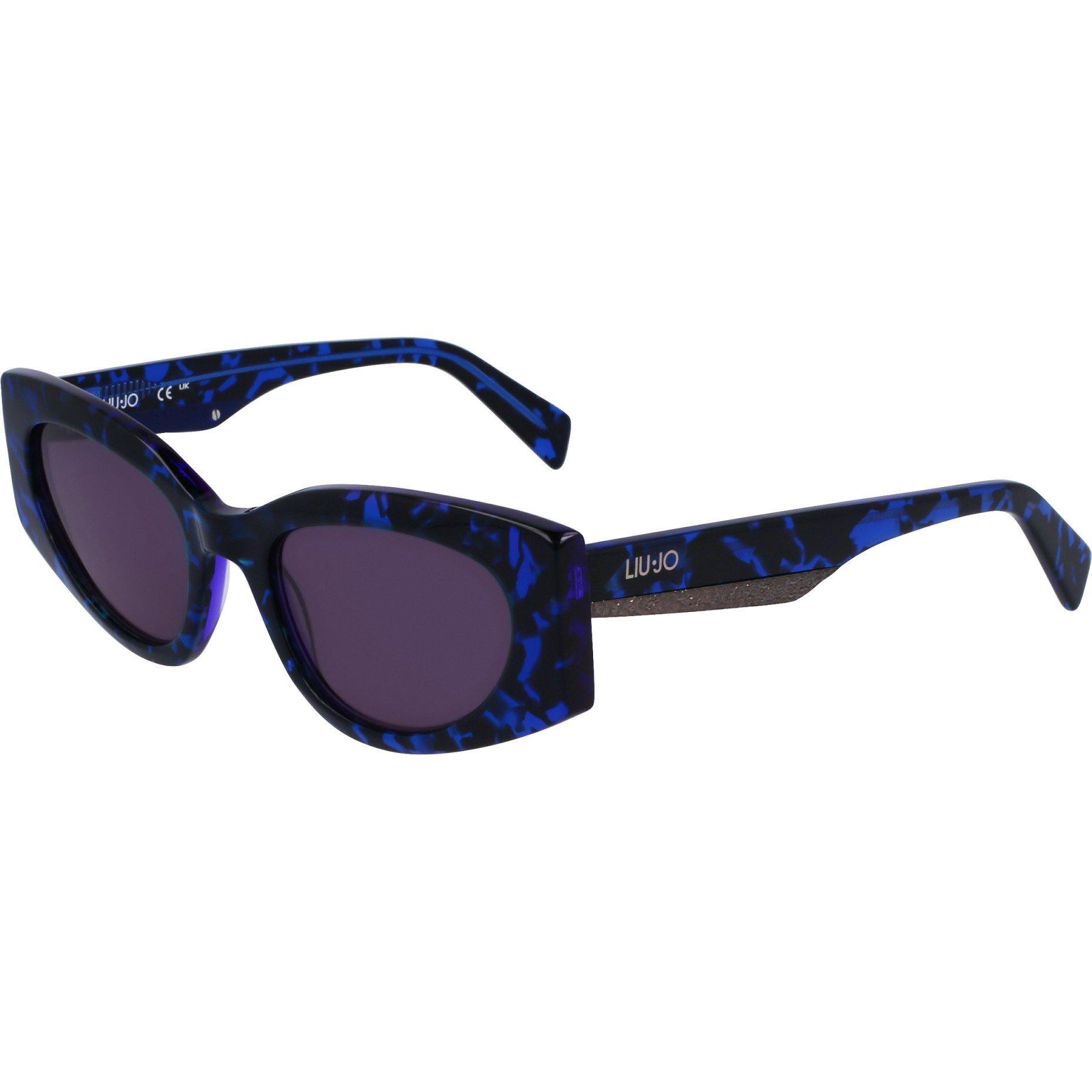Blue Tortoise - Liu Jo - LJ Cat Eye Sunglasses Womens - 3