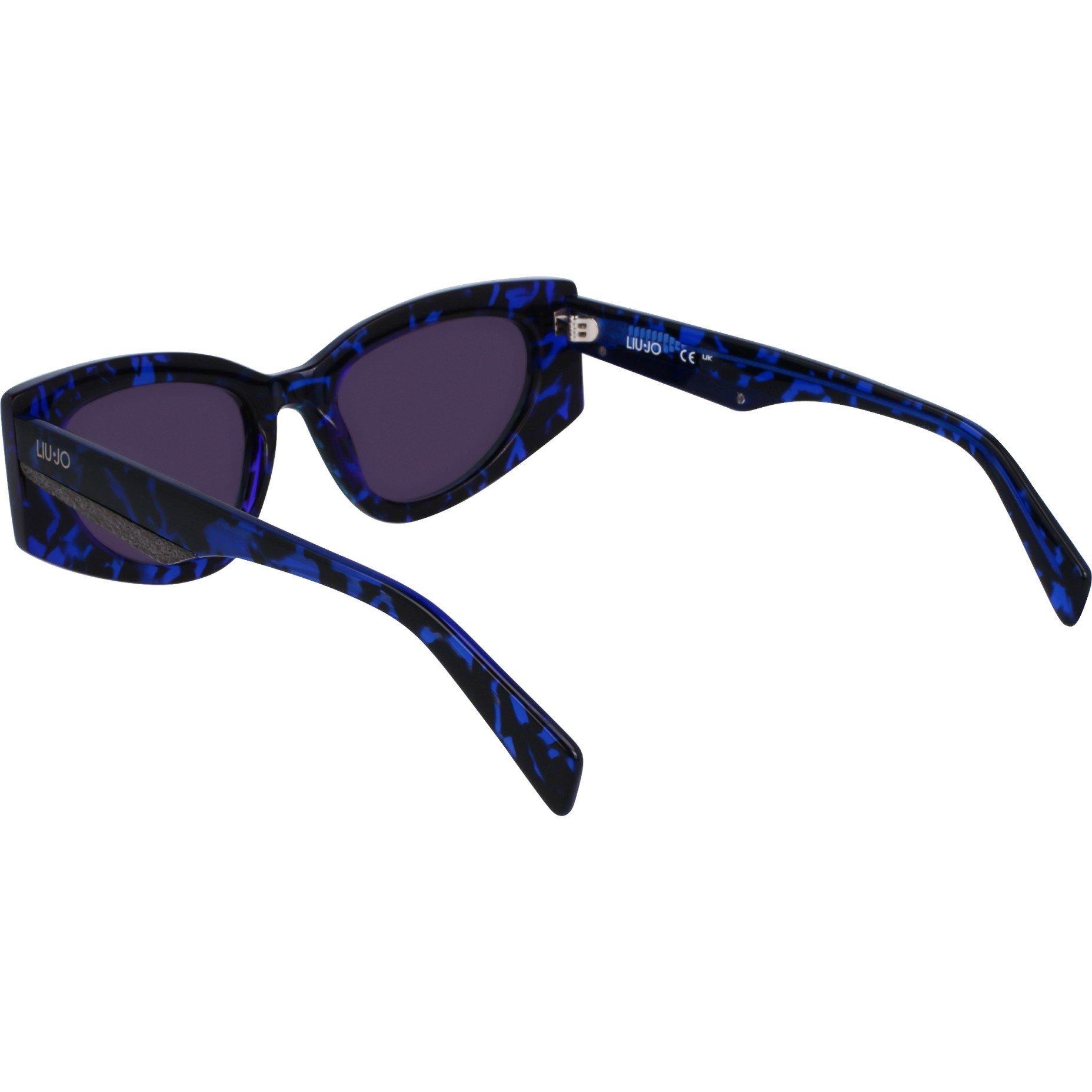 Blue Tortoise - Liu Jo - LJ Cat Eye Sunglasses Womens - 5