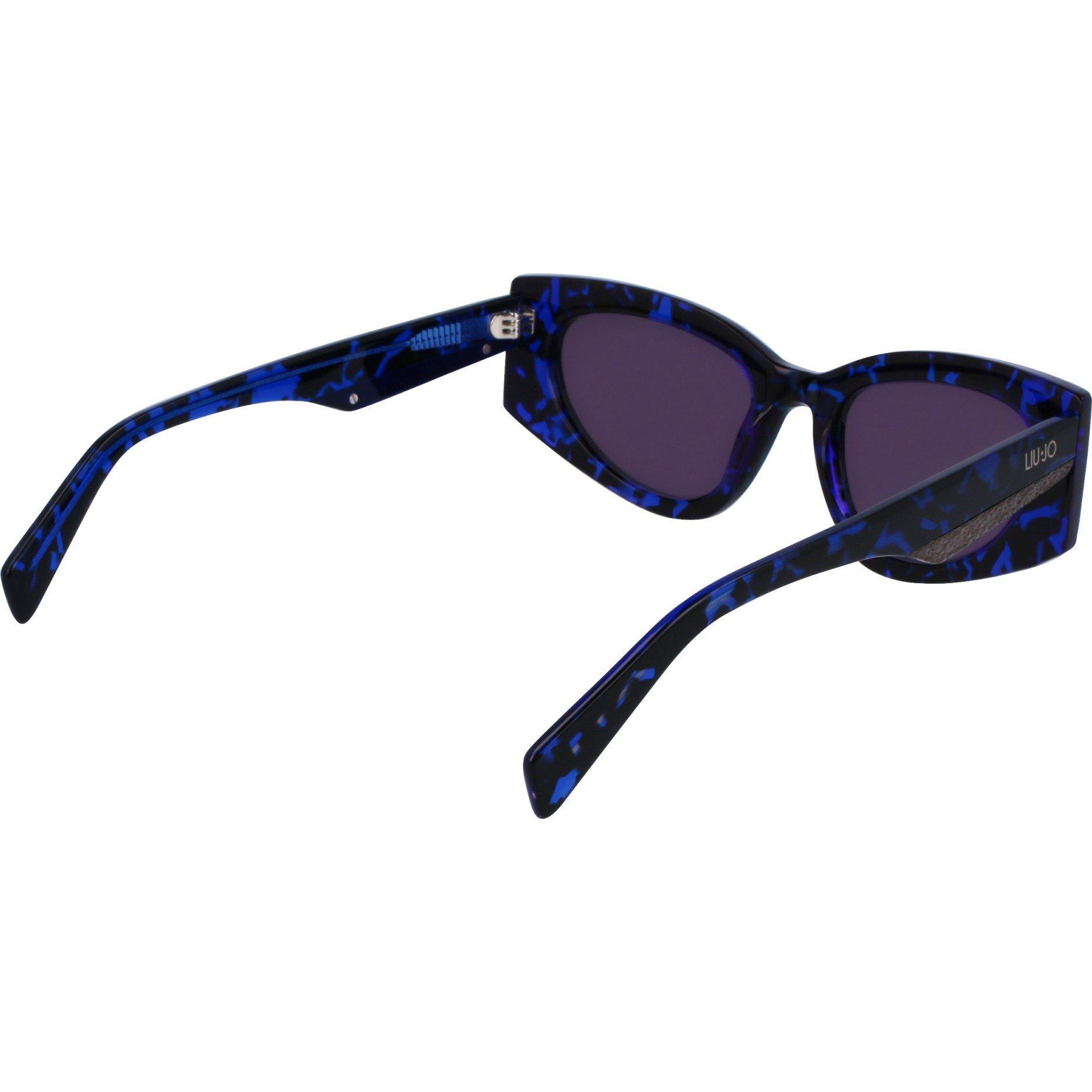 Blue Tortoise - Liu Jo - LJ Cat Eye Sunglasses Womens - 7