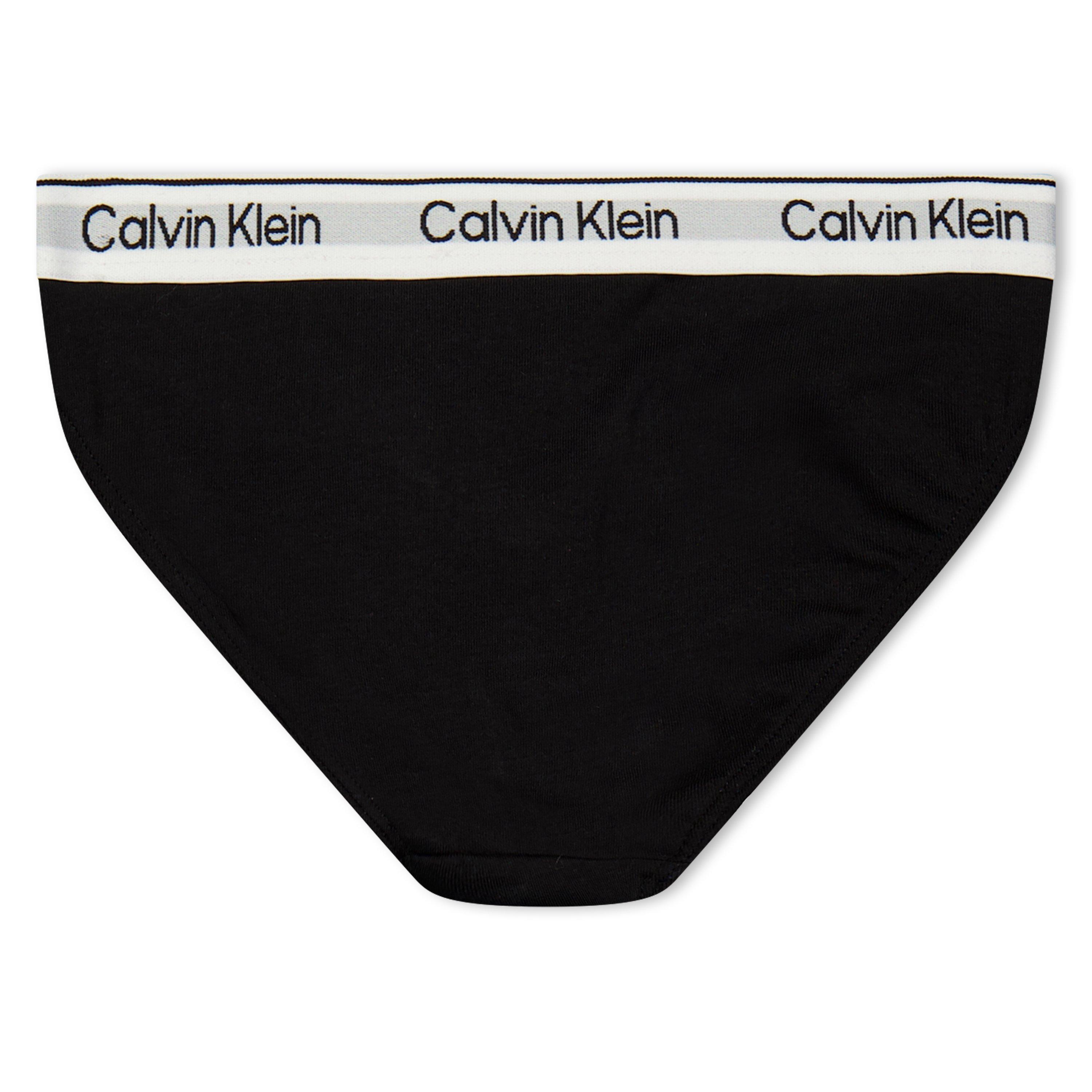 Black 0SA - Calvin Klein - Kids' Bikini Briefs - 2