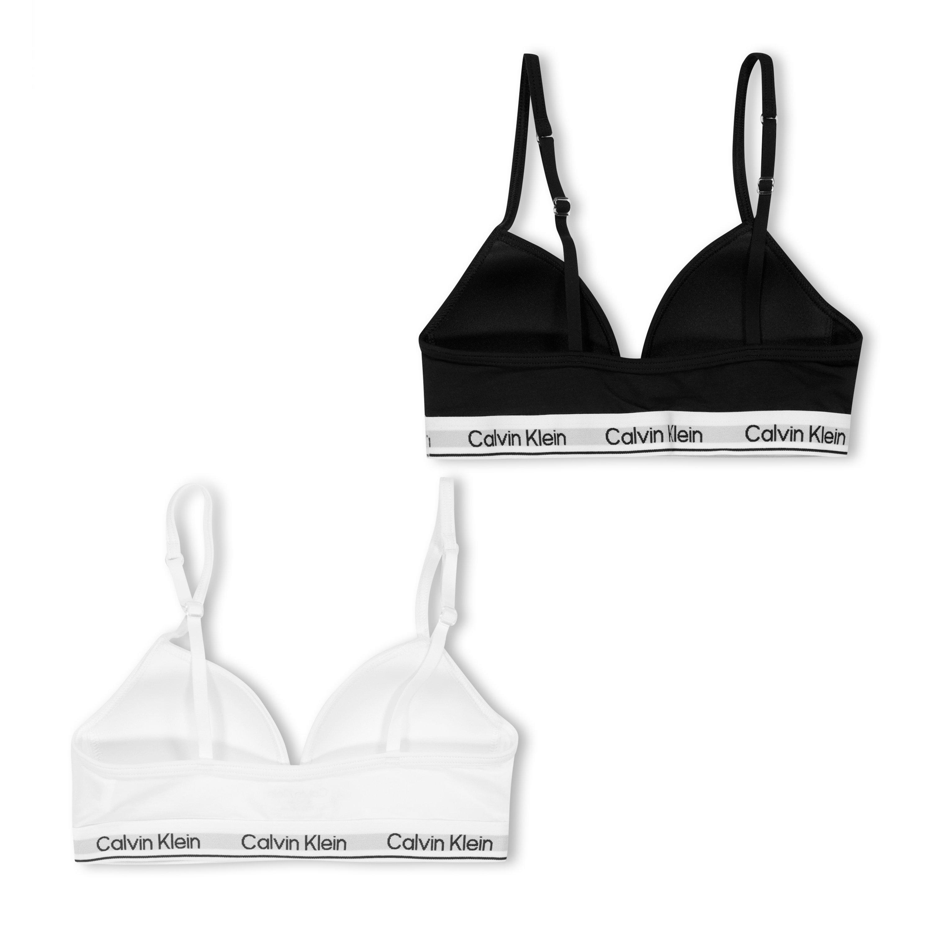 Black 0SA - Calvin Klein - Kids' Non Wired Triangle Bralette - 2