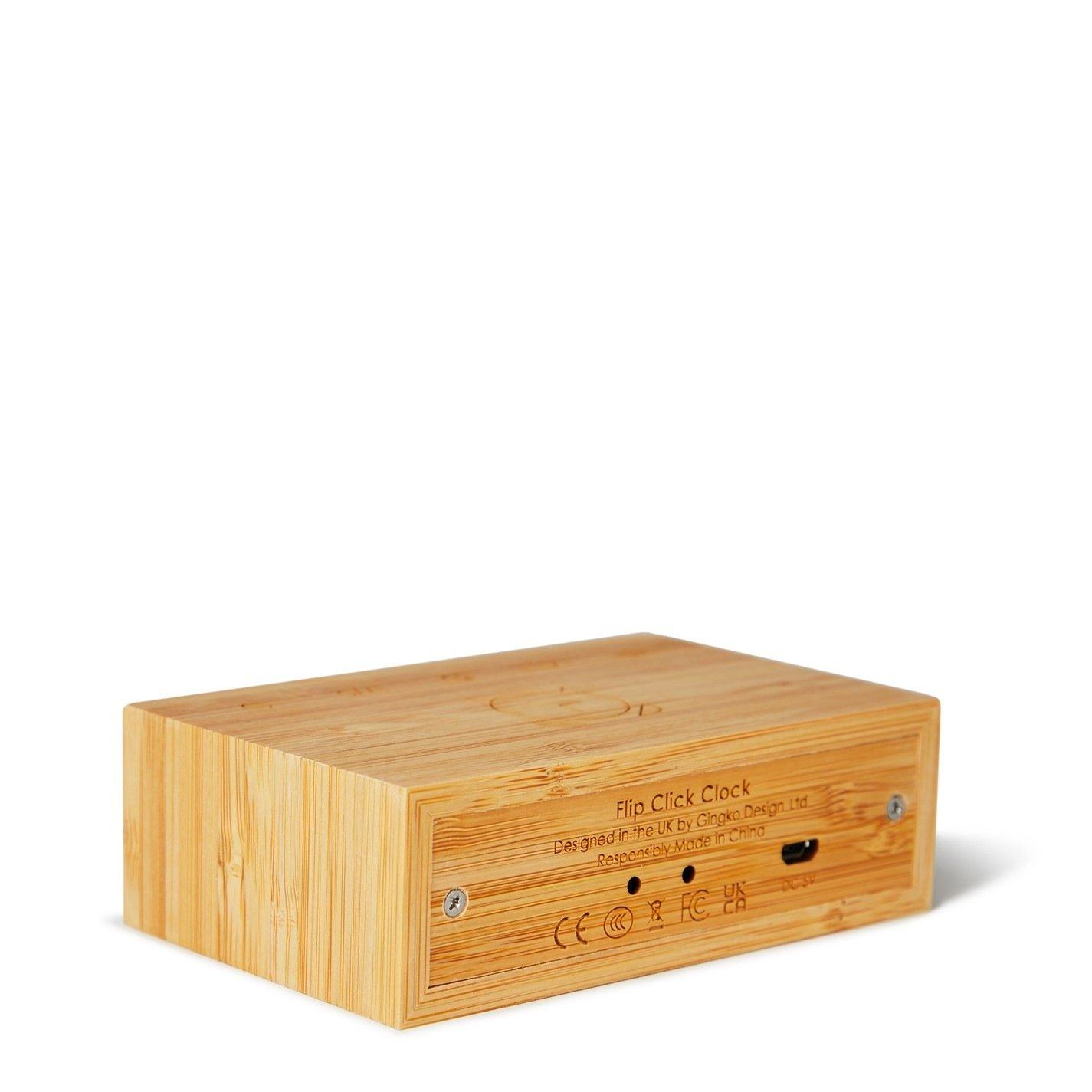 Brown - Gingko - Flip Click Clock - 5