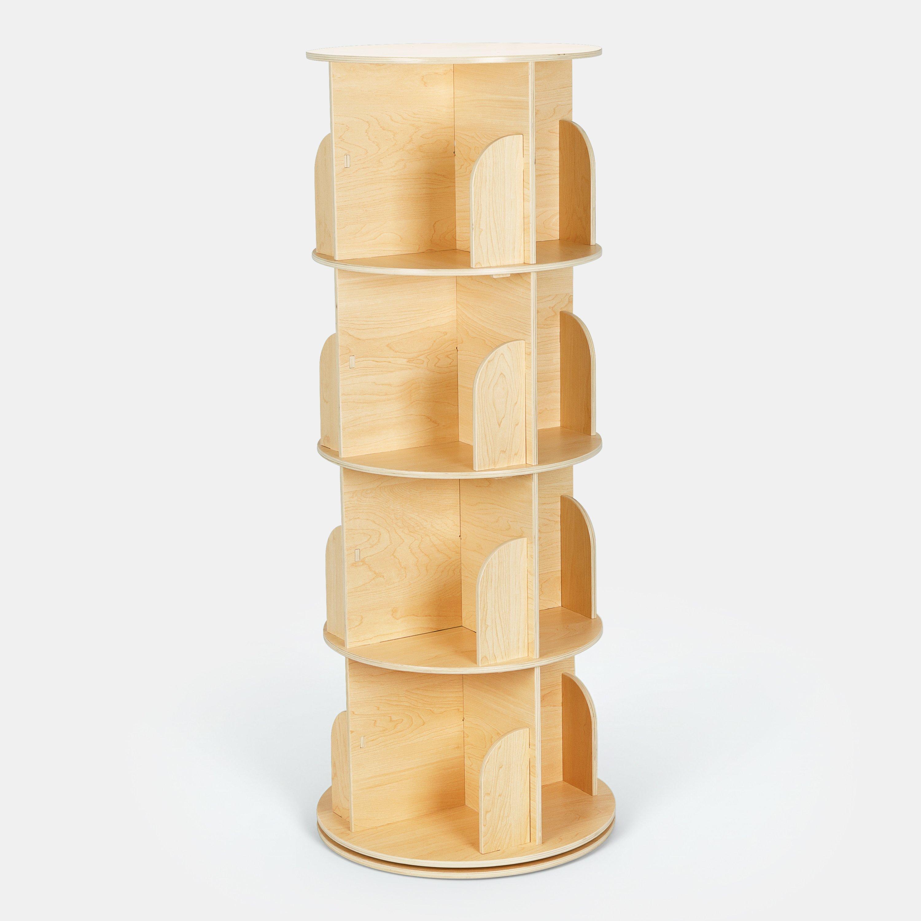 White - Tooky Toy - Rotating Bookshelf - 2