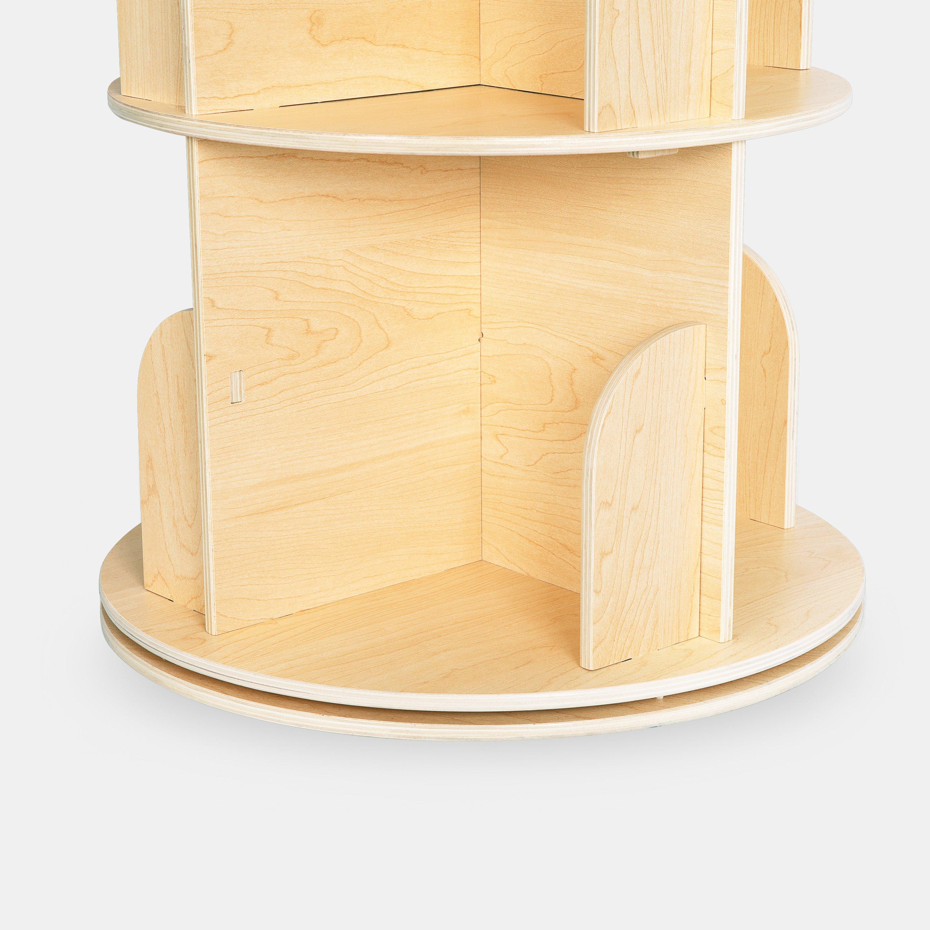 White - Tooky Toy - Rotating Bookshelf - 4