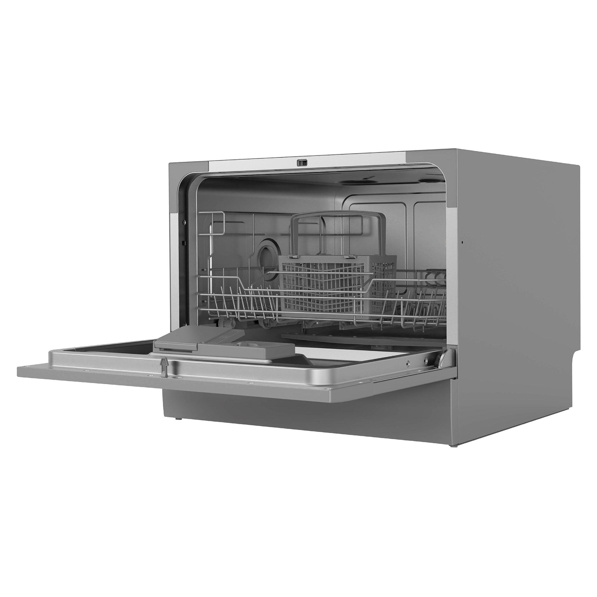 Silver - Russell Hobbs - RH6TTDW0D1S 6 Place Table Top Dishwasher in Silver - 2