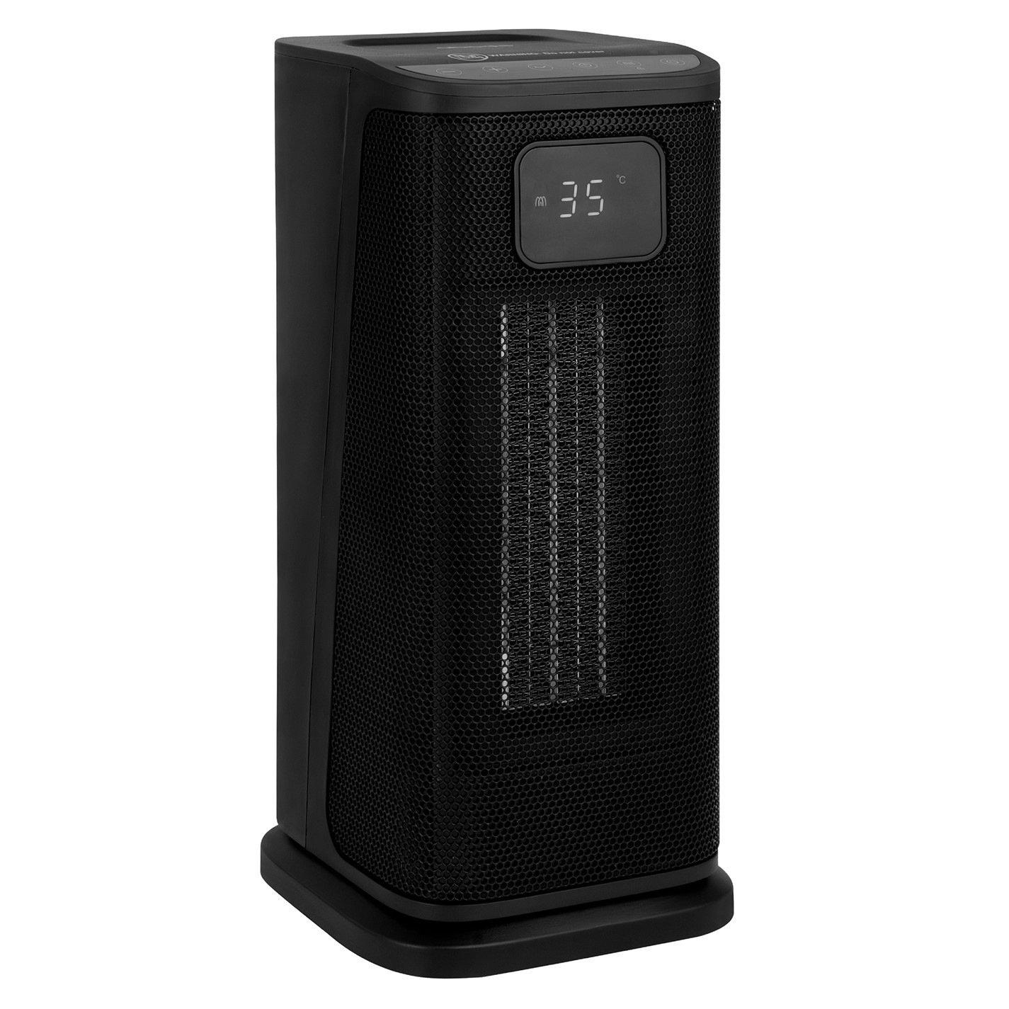 Black - Abode - ACTH2005 Digital Ceramic Tower Heater in Black - 13
