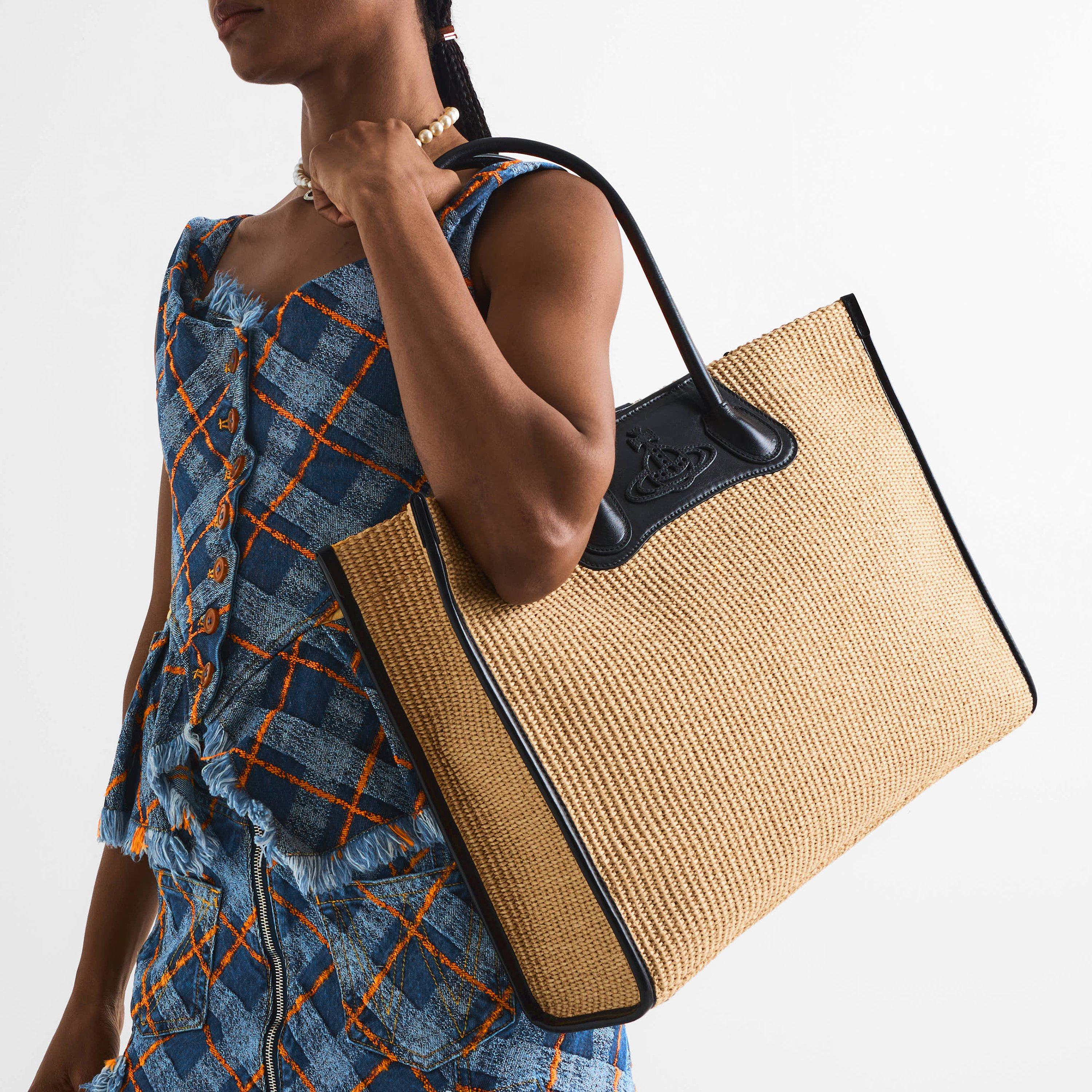 NATURAL - Vivienne Westwood - Women's Straw Bag - 3