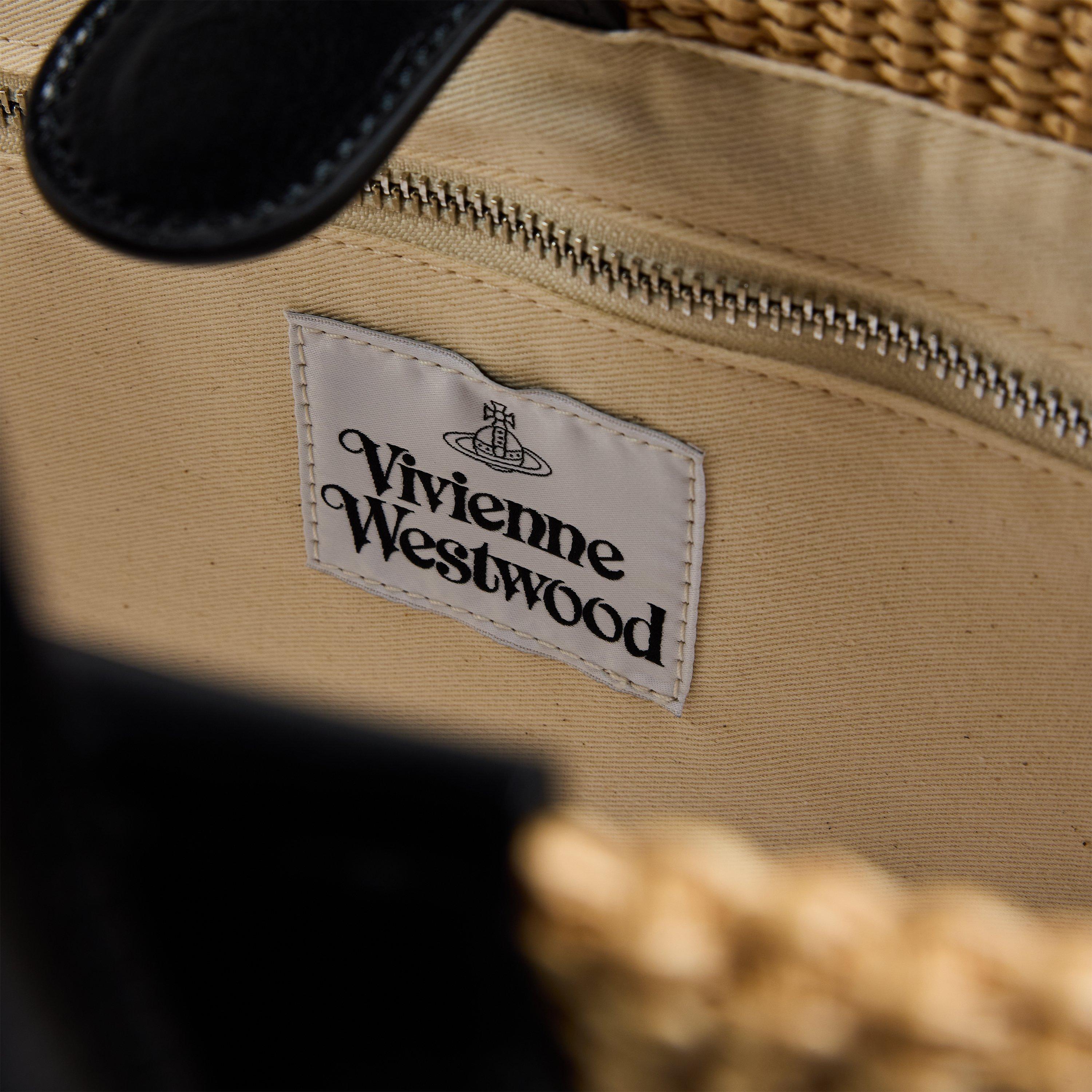 NATURAL - Vivienne Westwood - Women's Straw Bag - 4