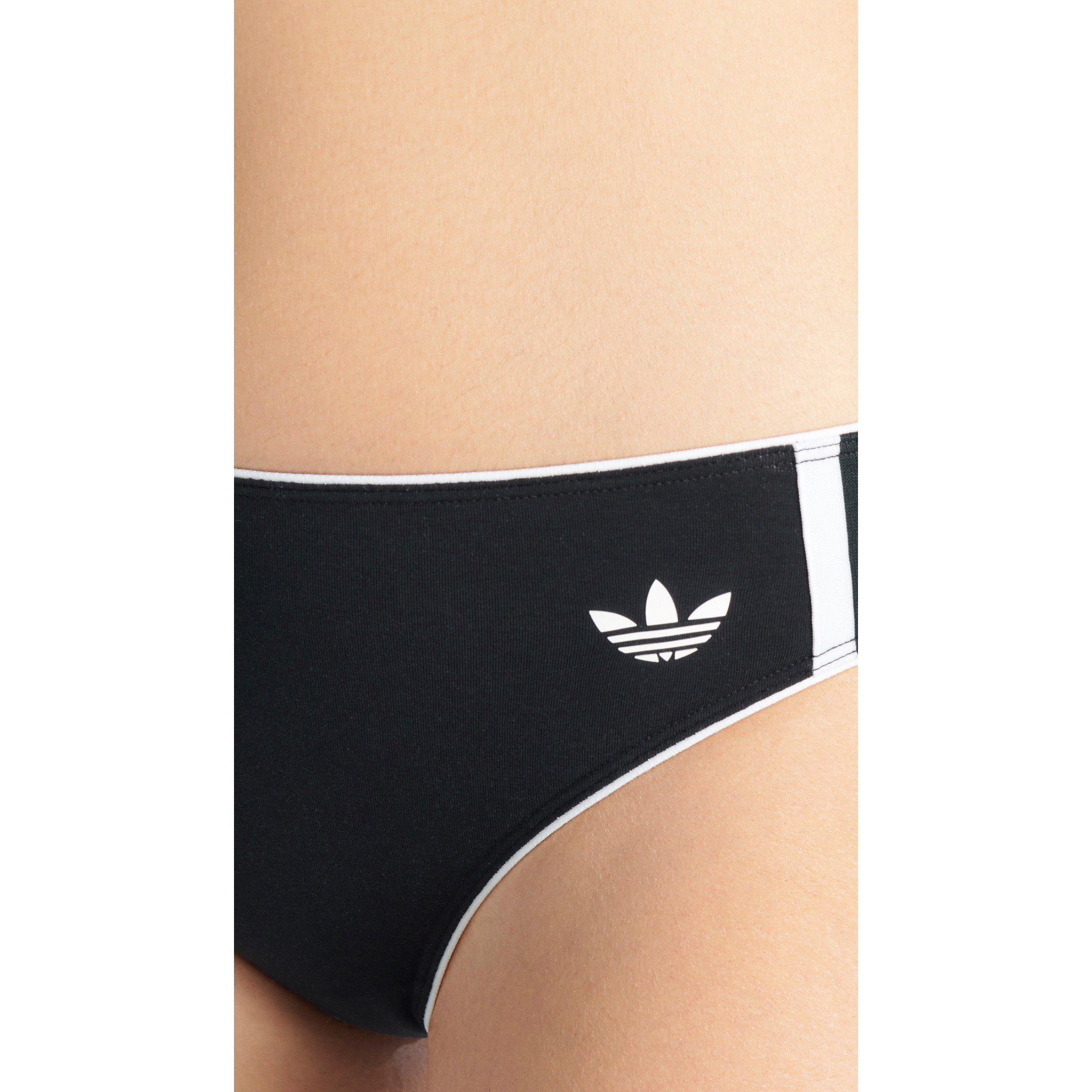 Black - adidas Originals - Adidas Originals Adicolor Comfort Flex Cotton Bikini Brief - 5