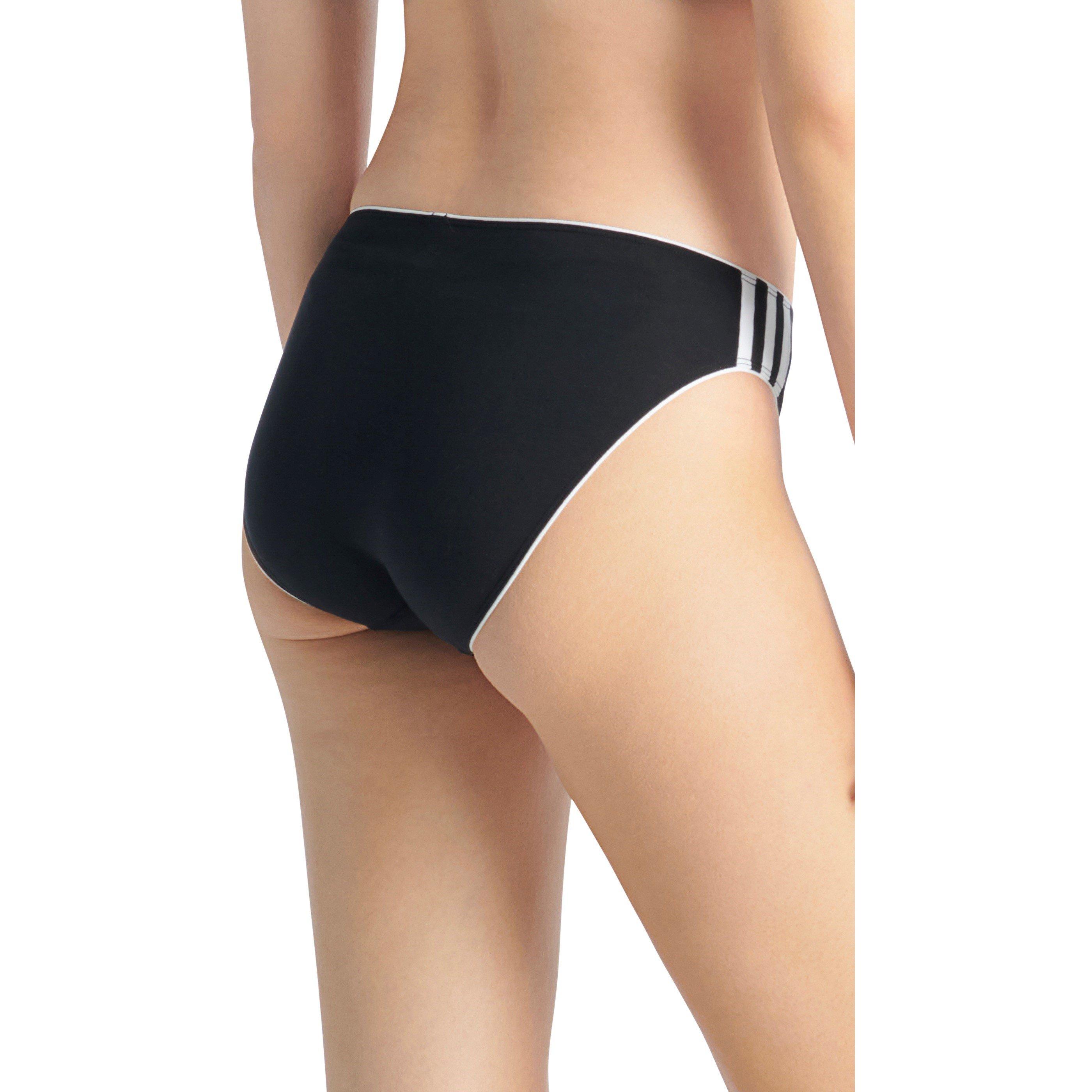 Black - adidas Originals - Adidas Originals Adicolor Comfort Flex Cotton Bikini Brief - 6