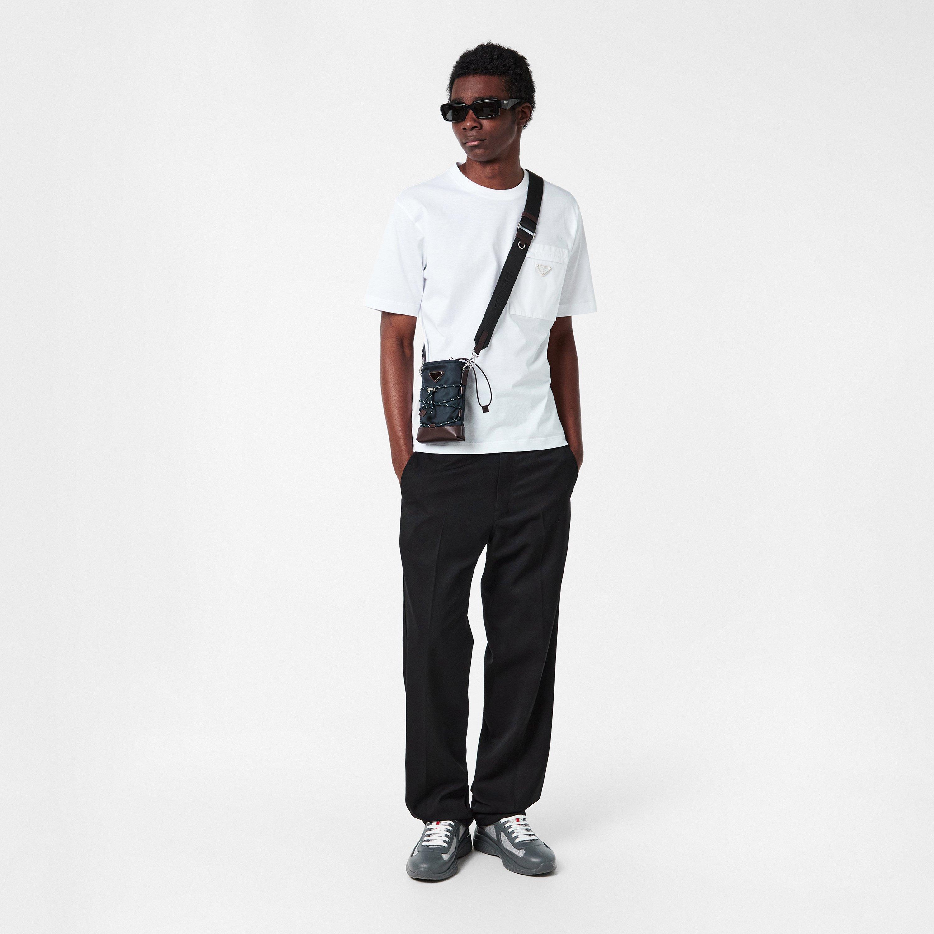 Blue - Prada - Prada Trim Tech Bag Sn61 - 6