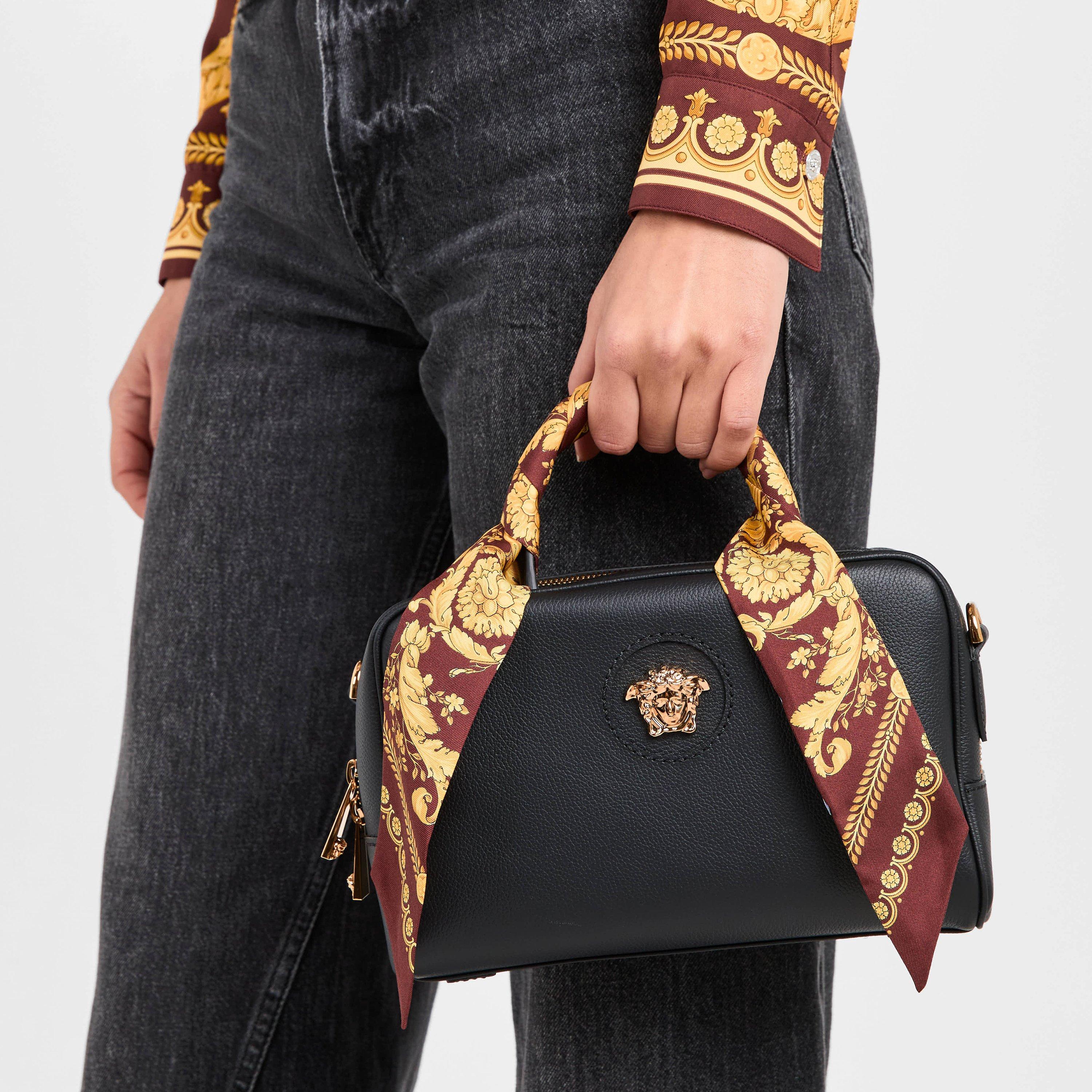 Burgundy/Gold - Versace - Versace Silk Twilly Ld61 - 3