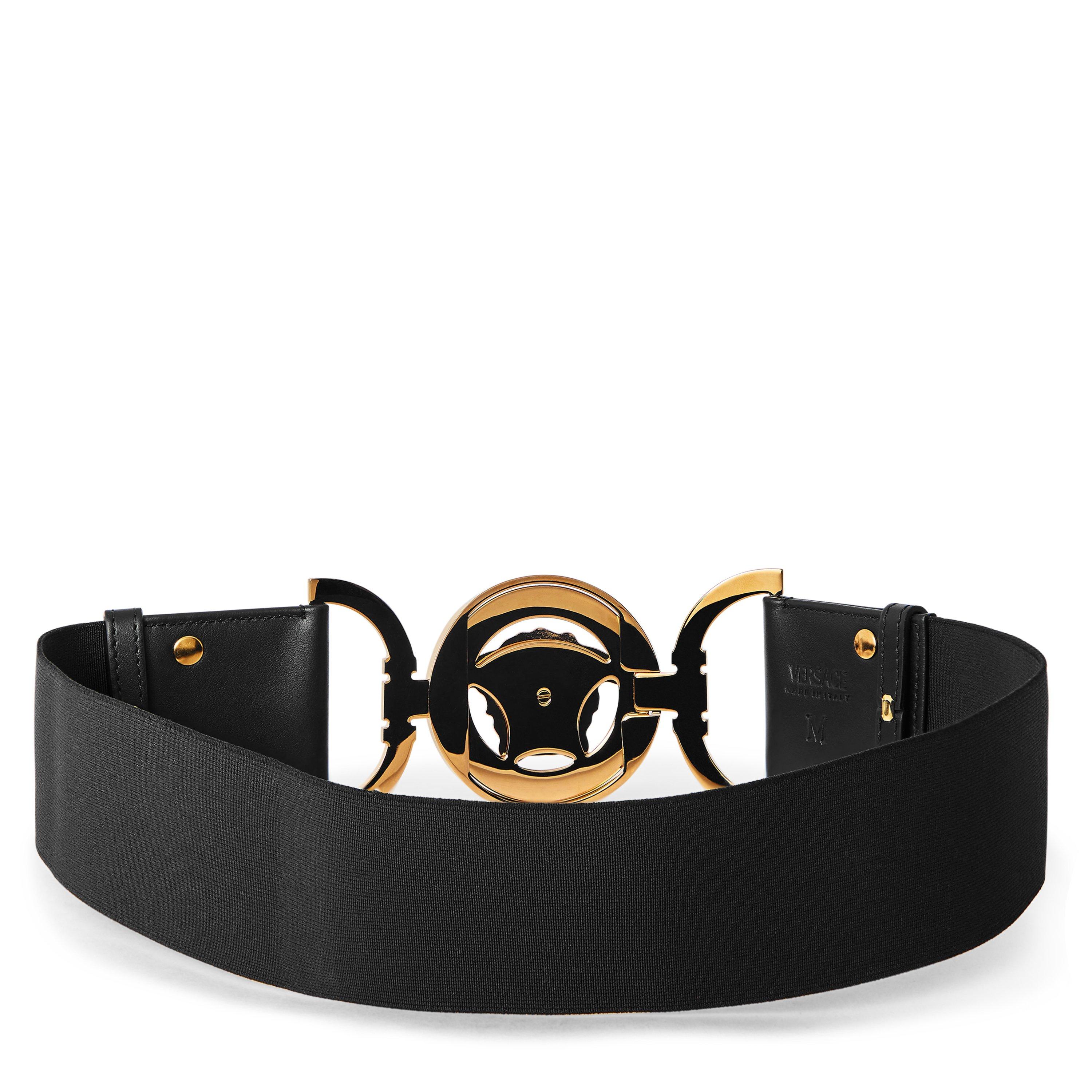 Black Gold - Versace - Versace Leather Belt Ld61 - 2