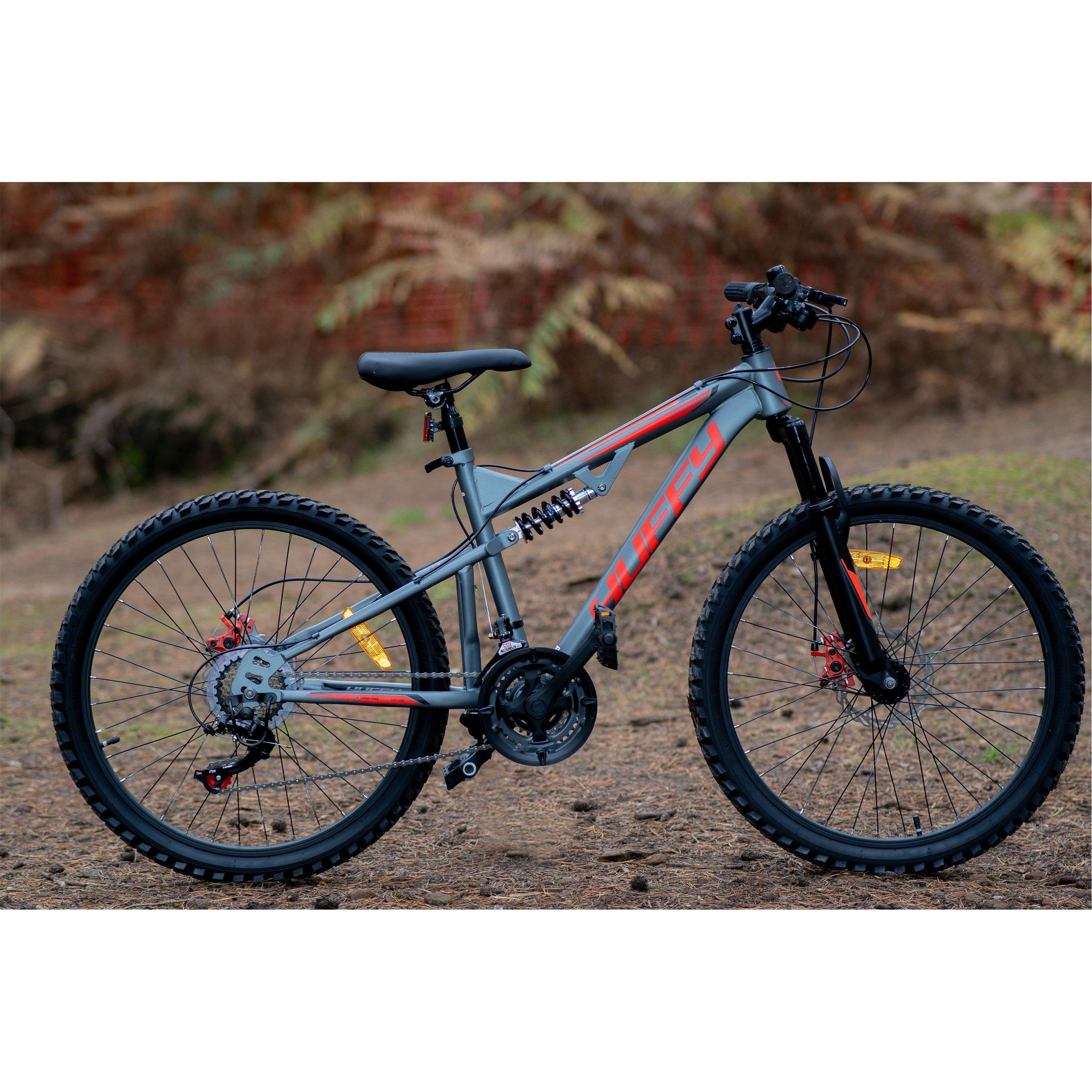 Grey - Huffy - Huffy Marker Full Suspension MTB Bike 21spd  Gunme - 4