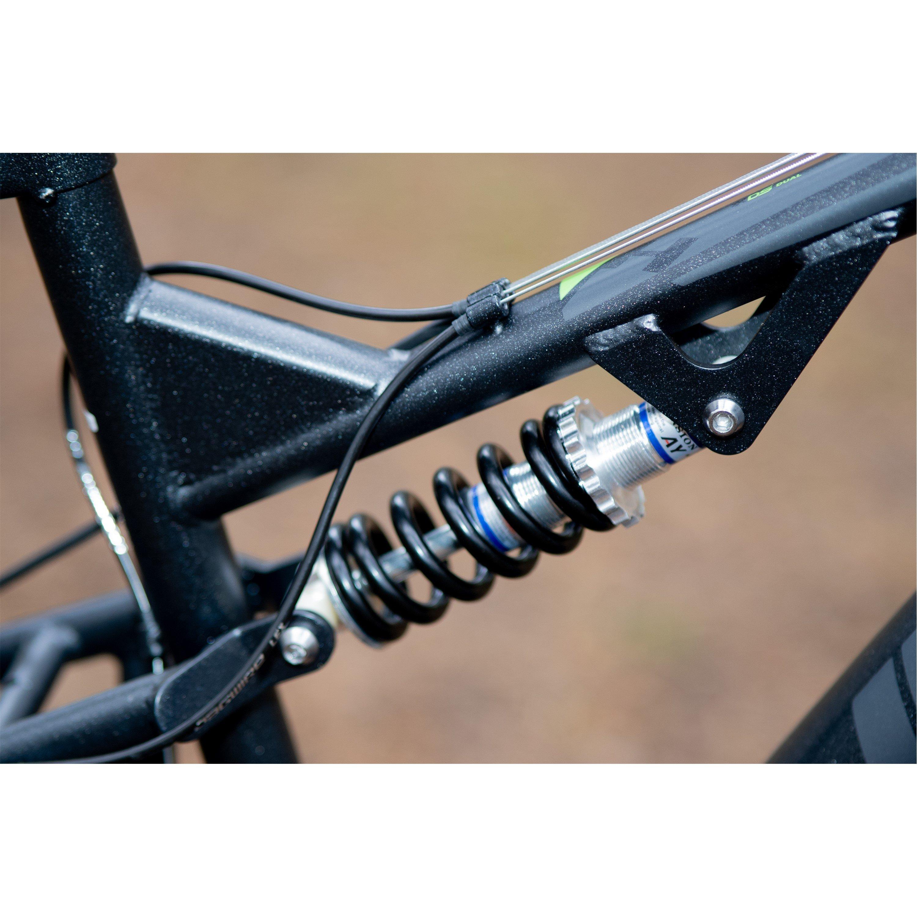 Grey - Huffy - Huffy Marker Full Suspension MTB Bike 21spd  Gunme - 5