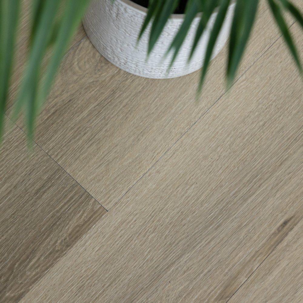 Brown - Floor Pops - Self Adhesive Vinyl Floor Planks Light Oak - 6