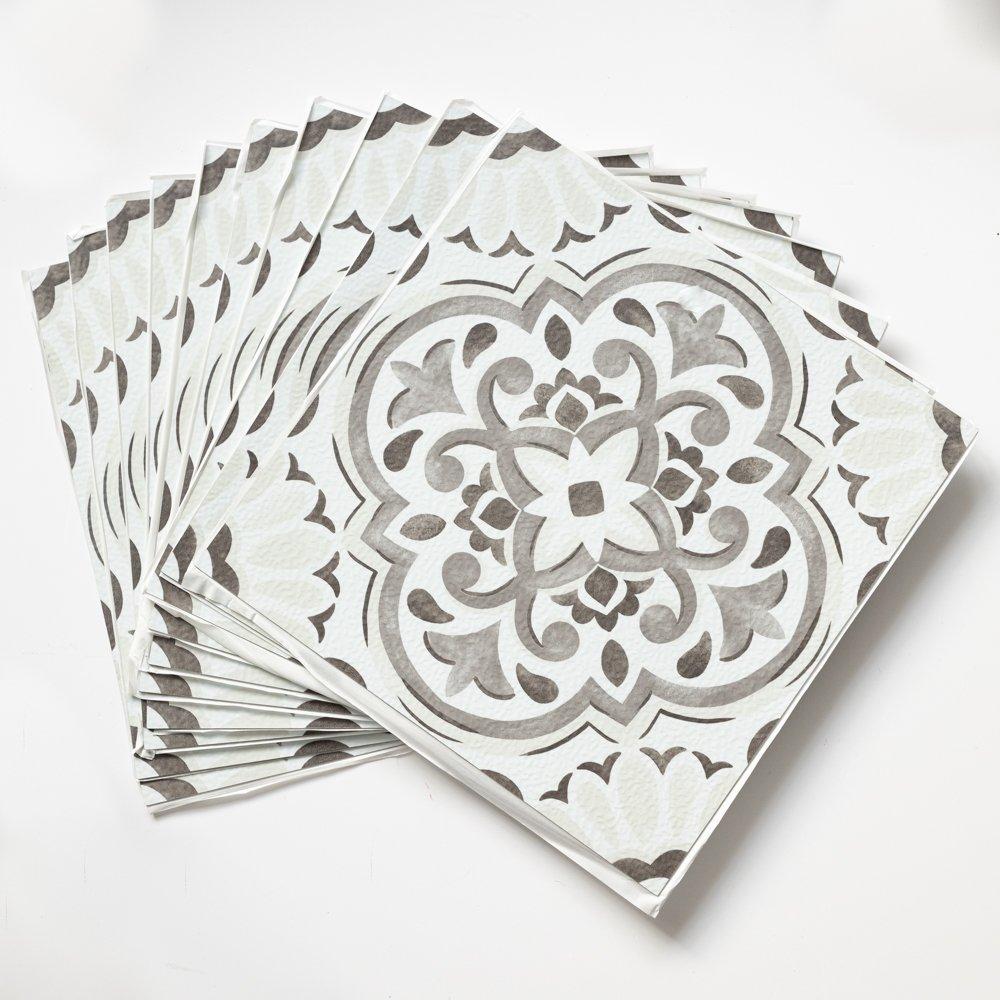 Grey - Floor Pops - Self Adhesive Vinyl Floor Tiles Massimo - 2