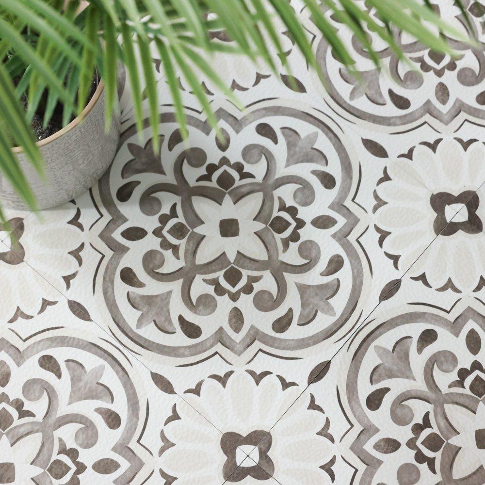 Grey - Floor Pops - Self Adhesive Vinyl Floor Tiles Massimo - 3