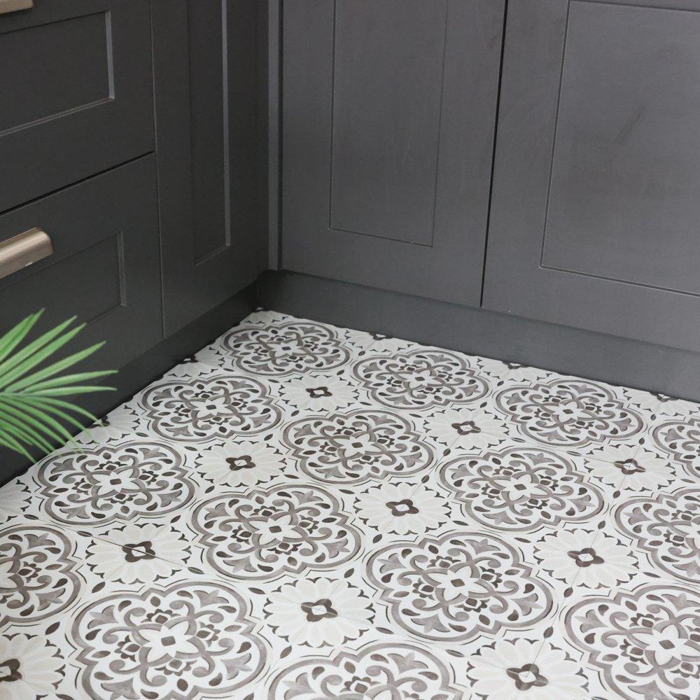 Grey - Floor Pops - Self Adhesive Vinyl Floor Tiles Massimo - 4