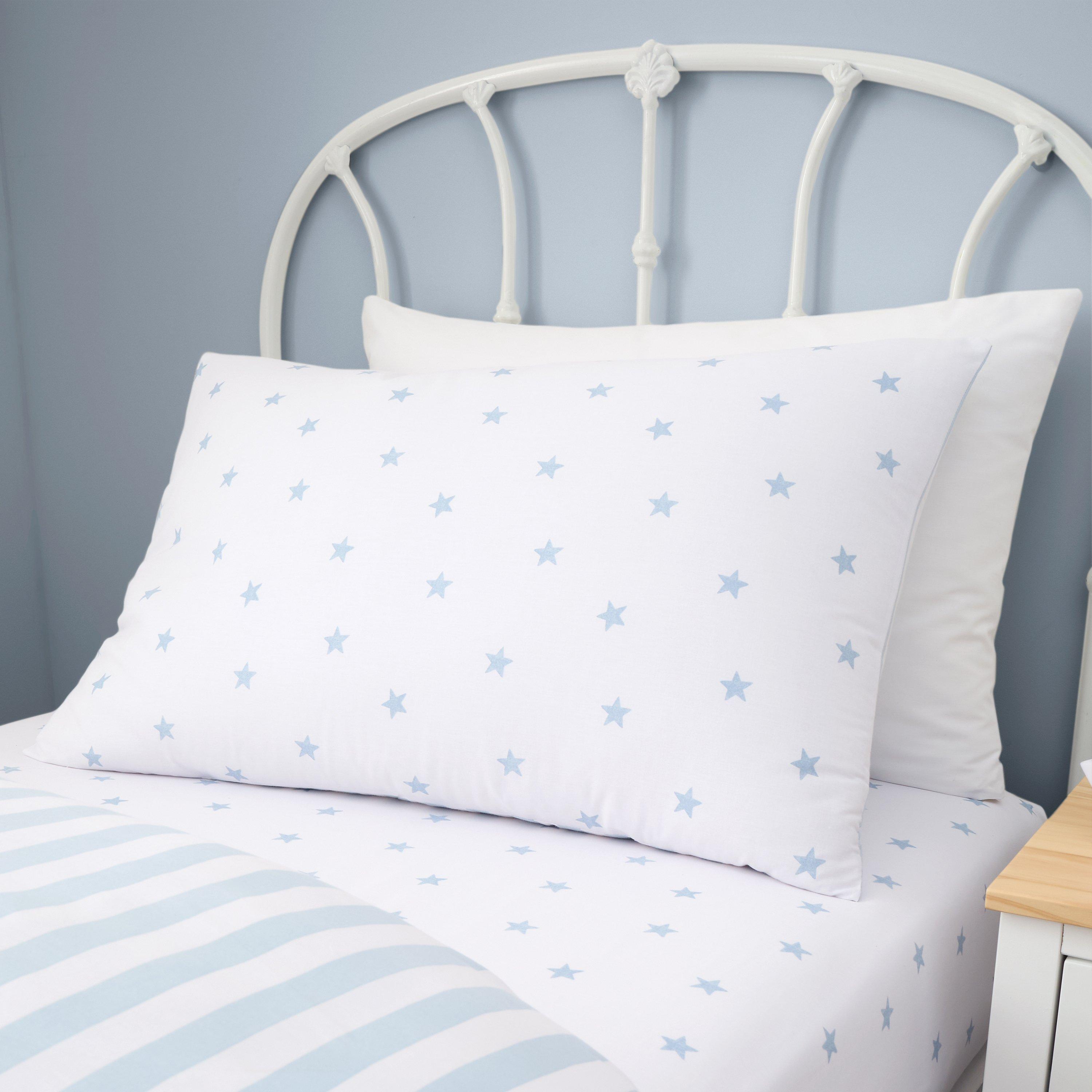 Blue - Bianca - Mini Star & Stripes Reversible Duvet Cover Set - 3