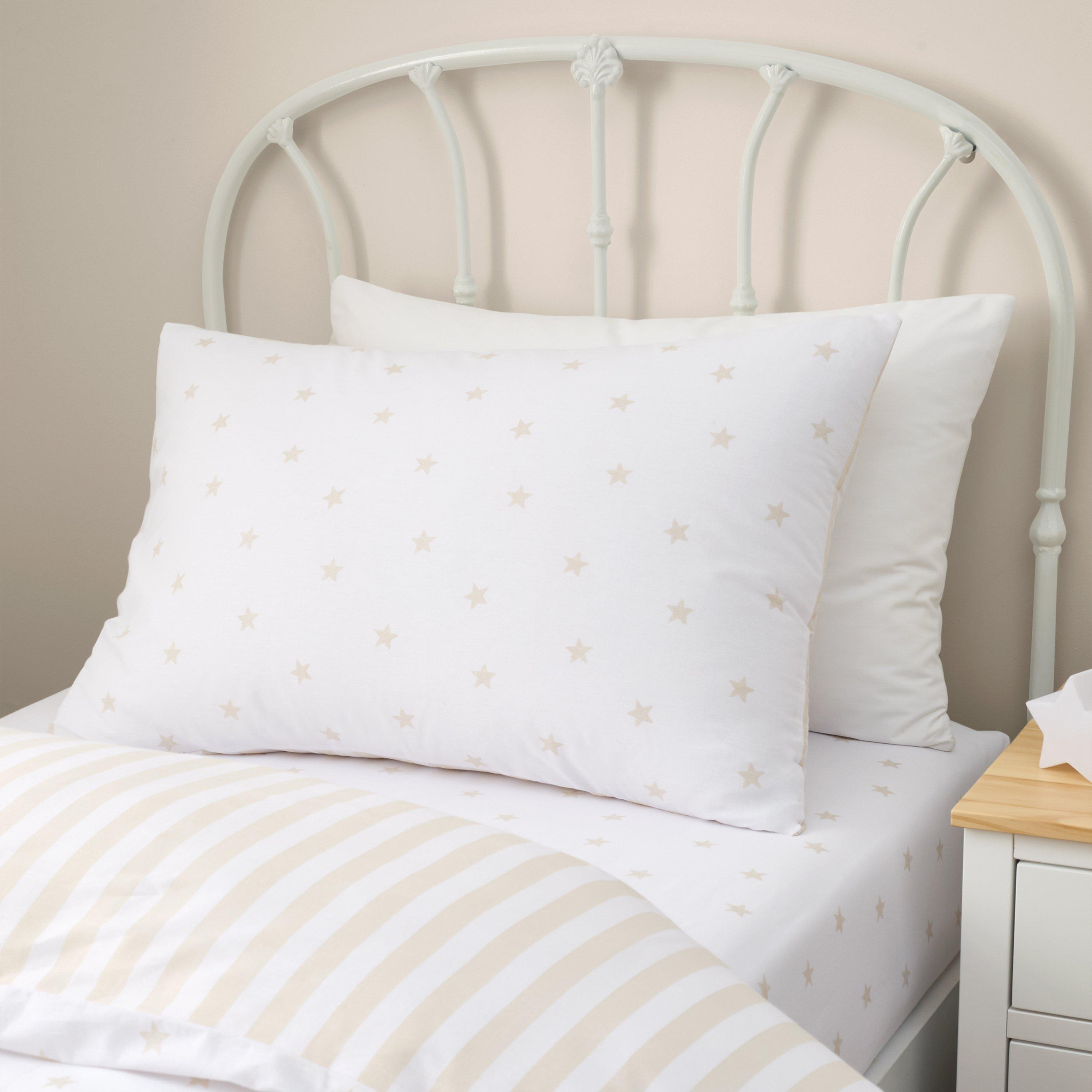 Natural - Bianca - Mini Star & Stripes Reversible Duvet Cover Set - 3
