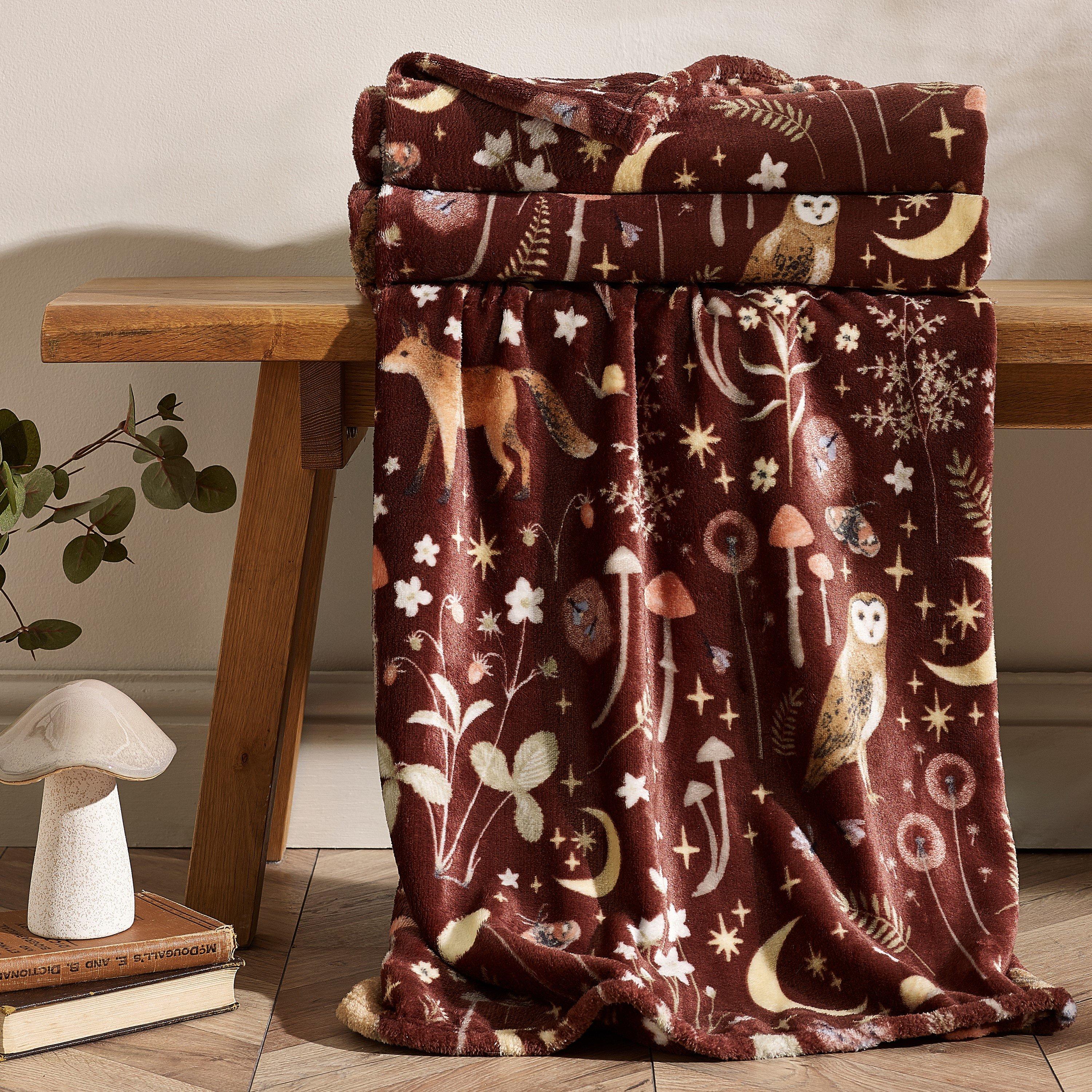 Enchanted Twilight Cosy Fleece Blanket Throw
