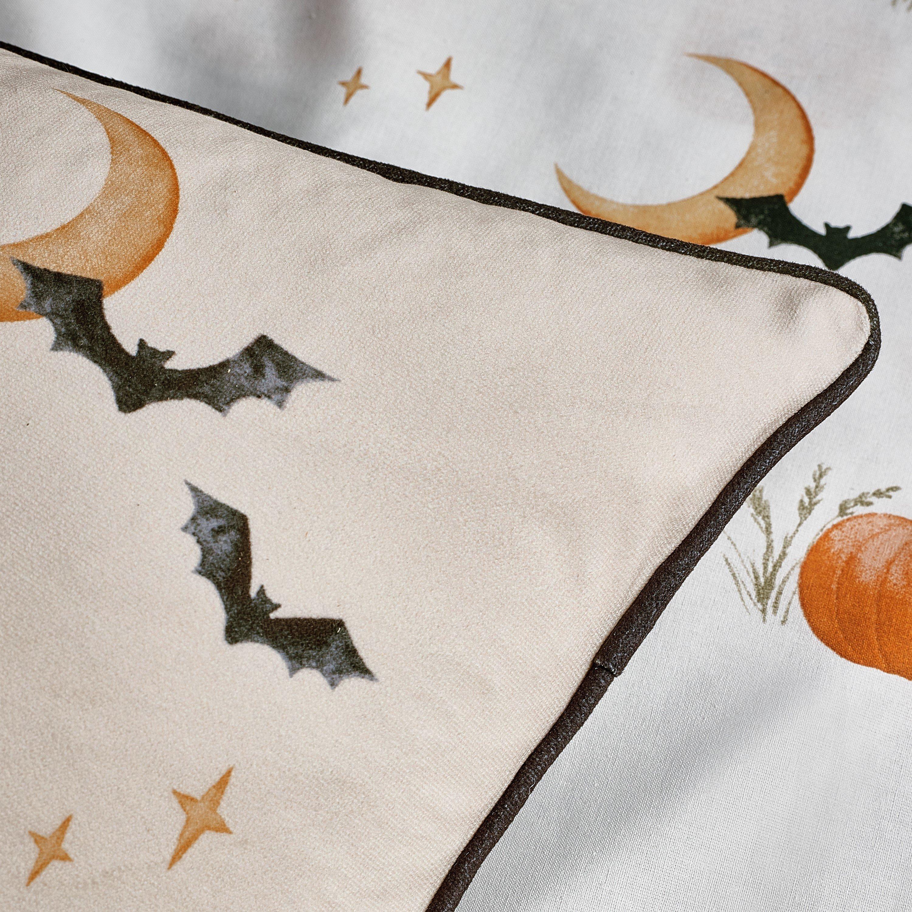 Natural - Catherine Lansfield - Halloween Highland Cow Soft Touch Cushion - 2