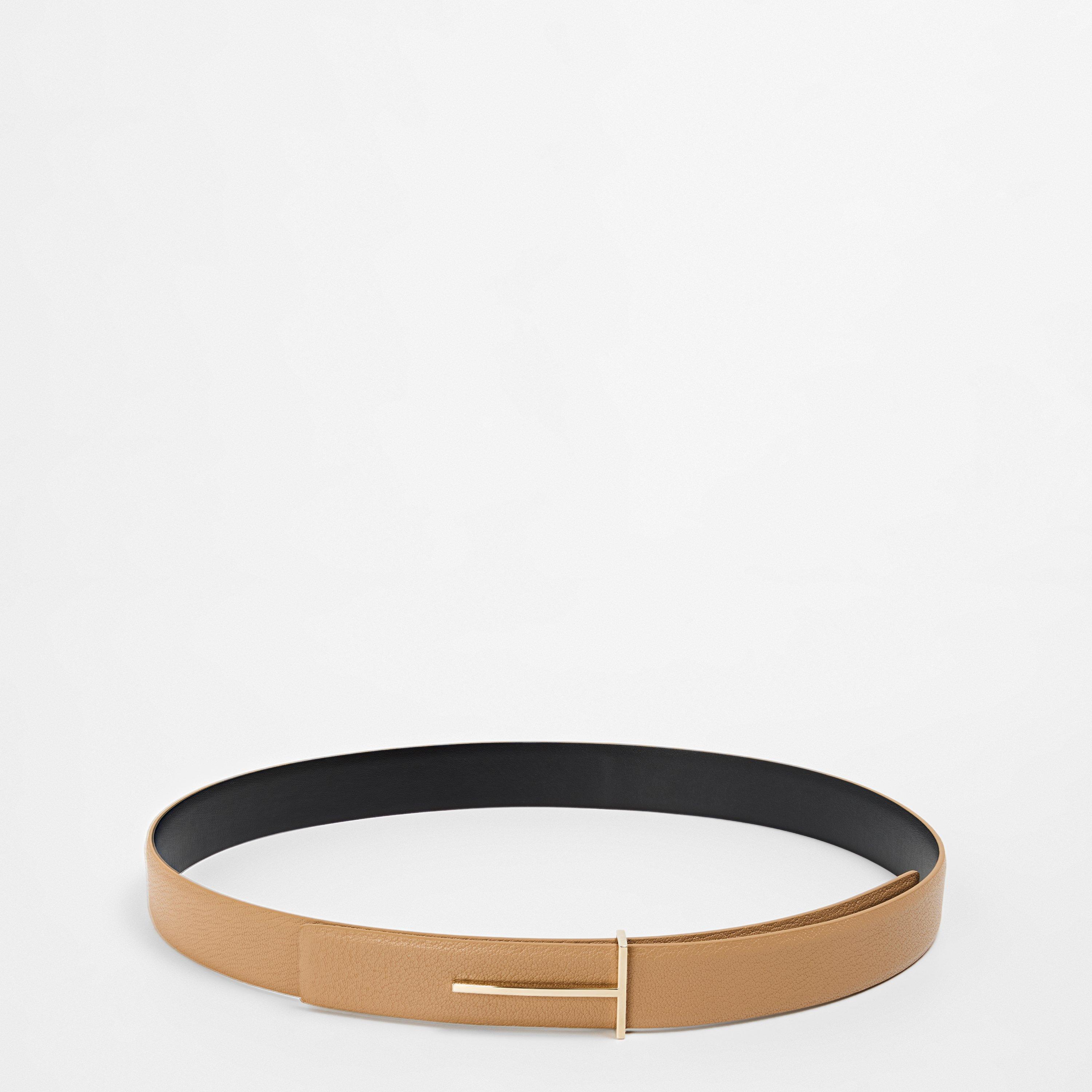 Leather Rhum - Tom Ford - Women's TF Grain Leather Belt - 1