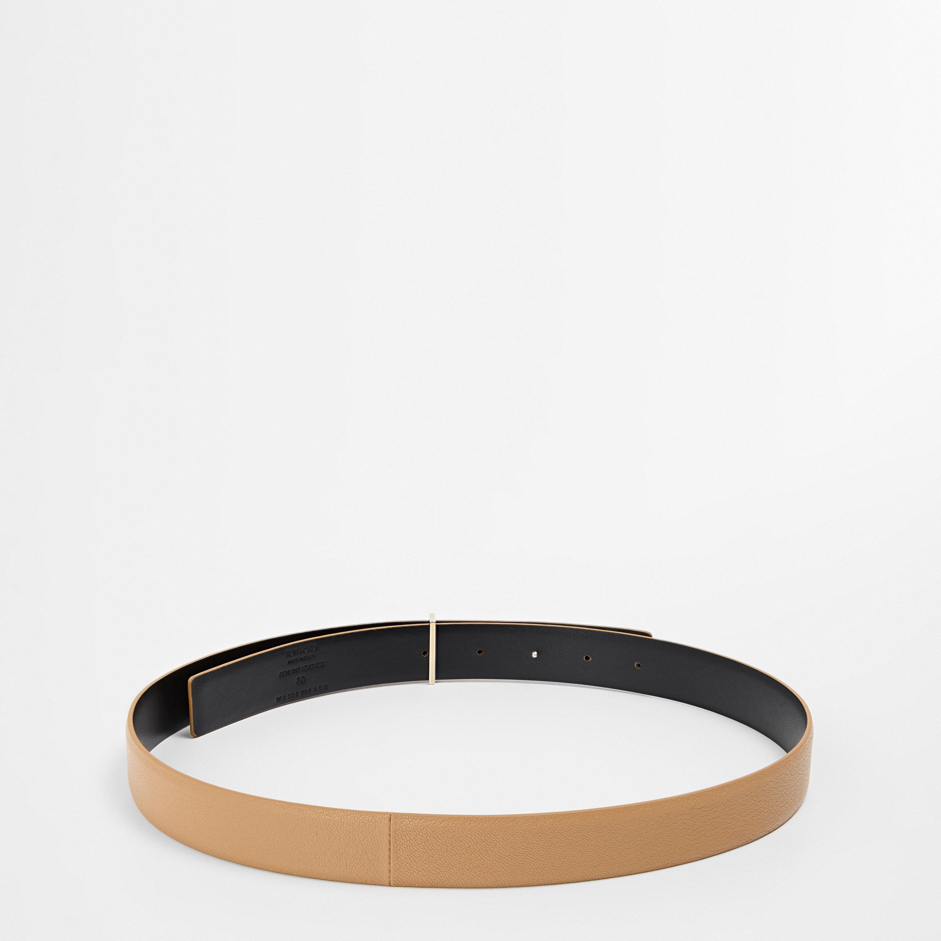 Leather Rhum - Tom Ford - Women's TF Grain Leather Belt - 2