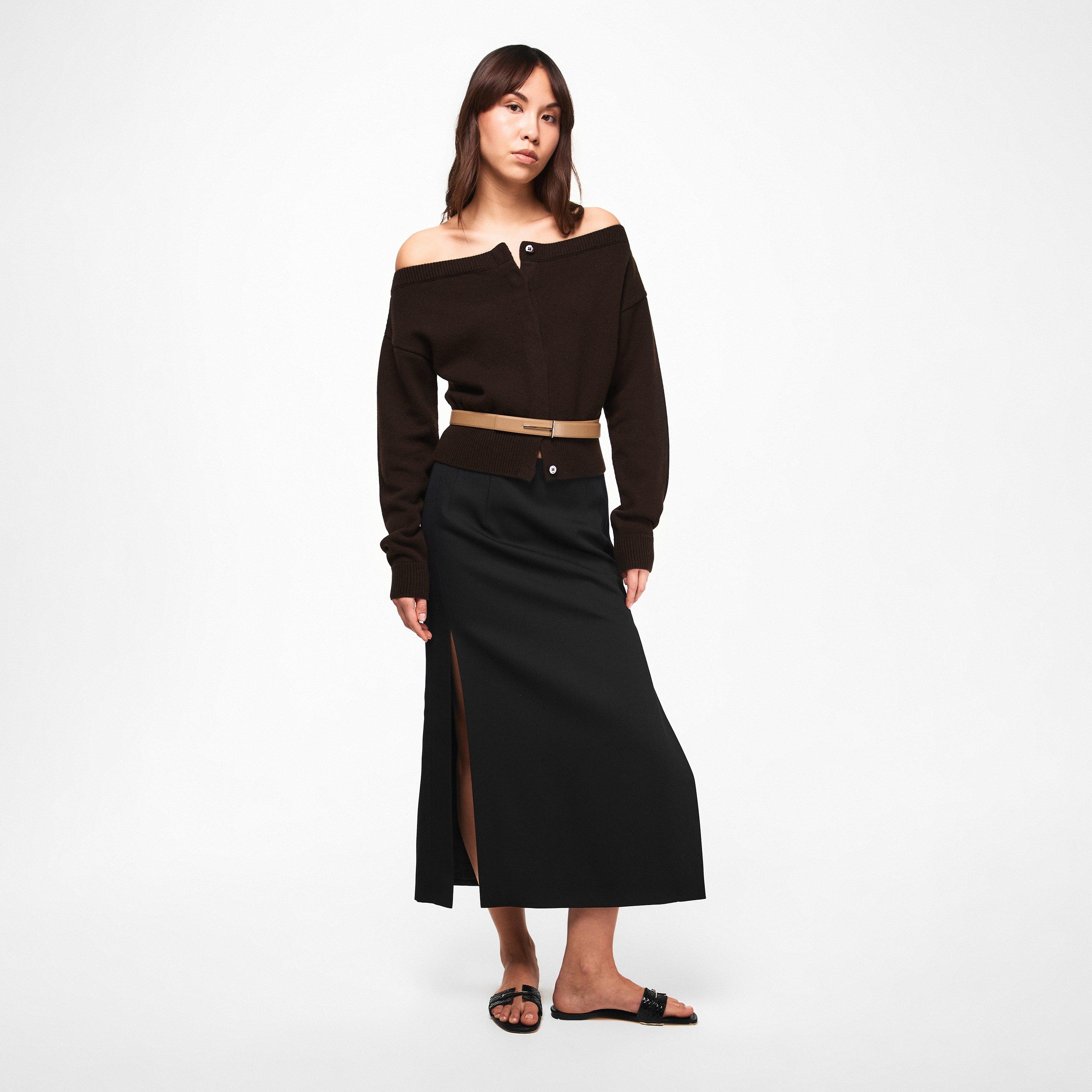 Leather Rhum - Tom Ford - Women's TF Grain Leather Belt - 5