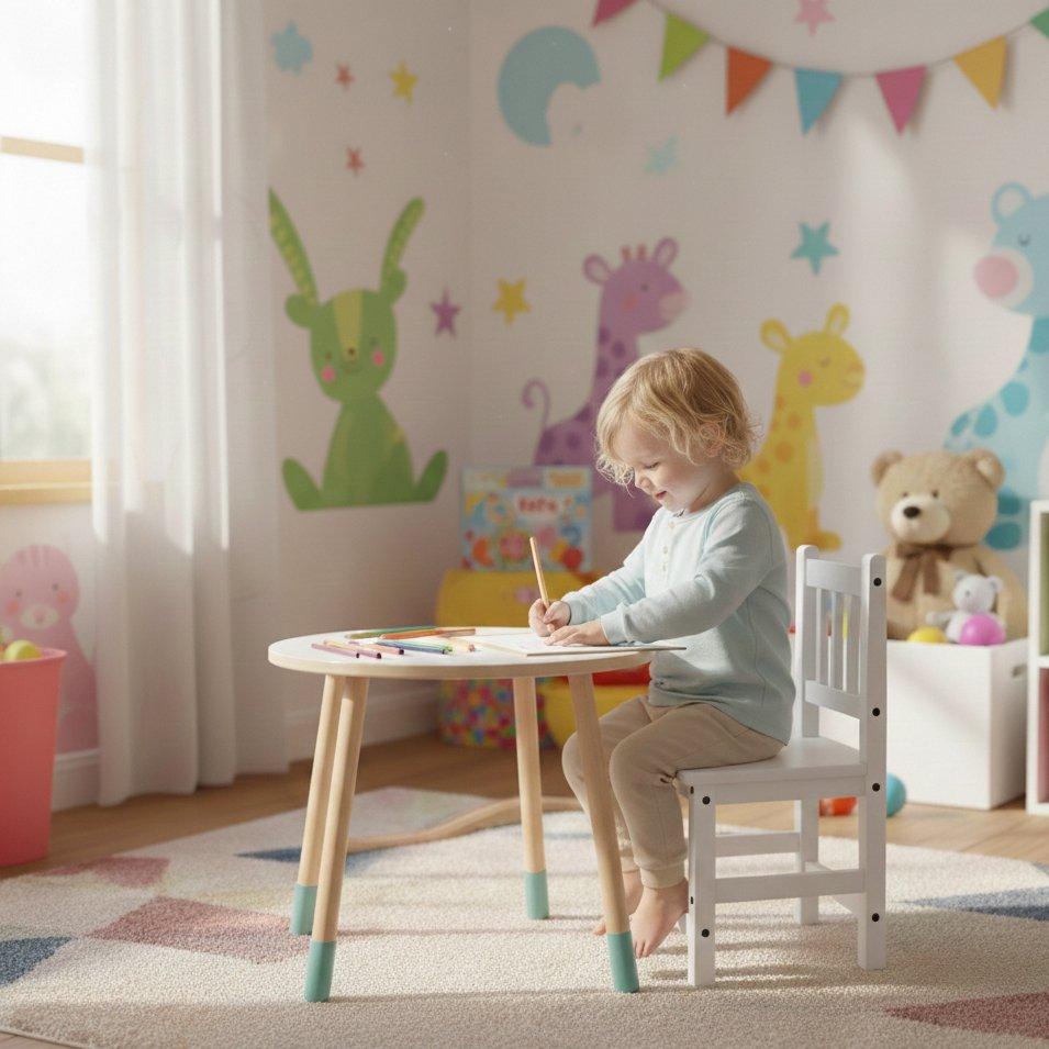 White - Tooky Toy - ToyLfe Wooden Chair - 3