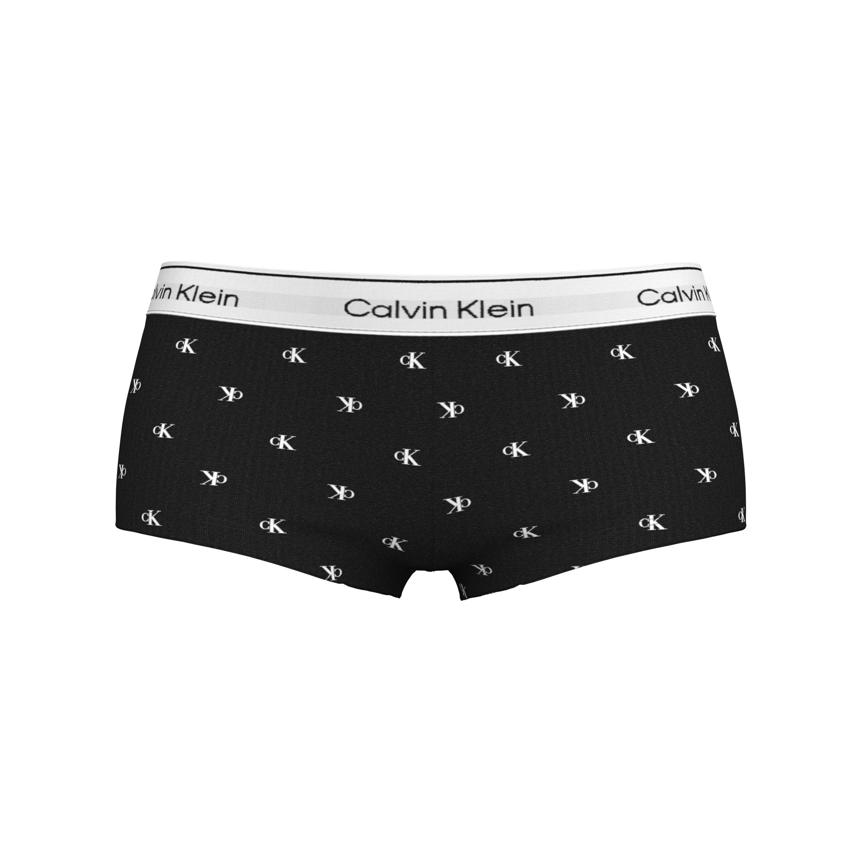 Calvin Klein Women's Brazilian Briefs - Black Ck Logo - 12 (M)