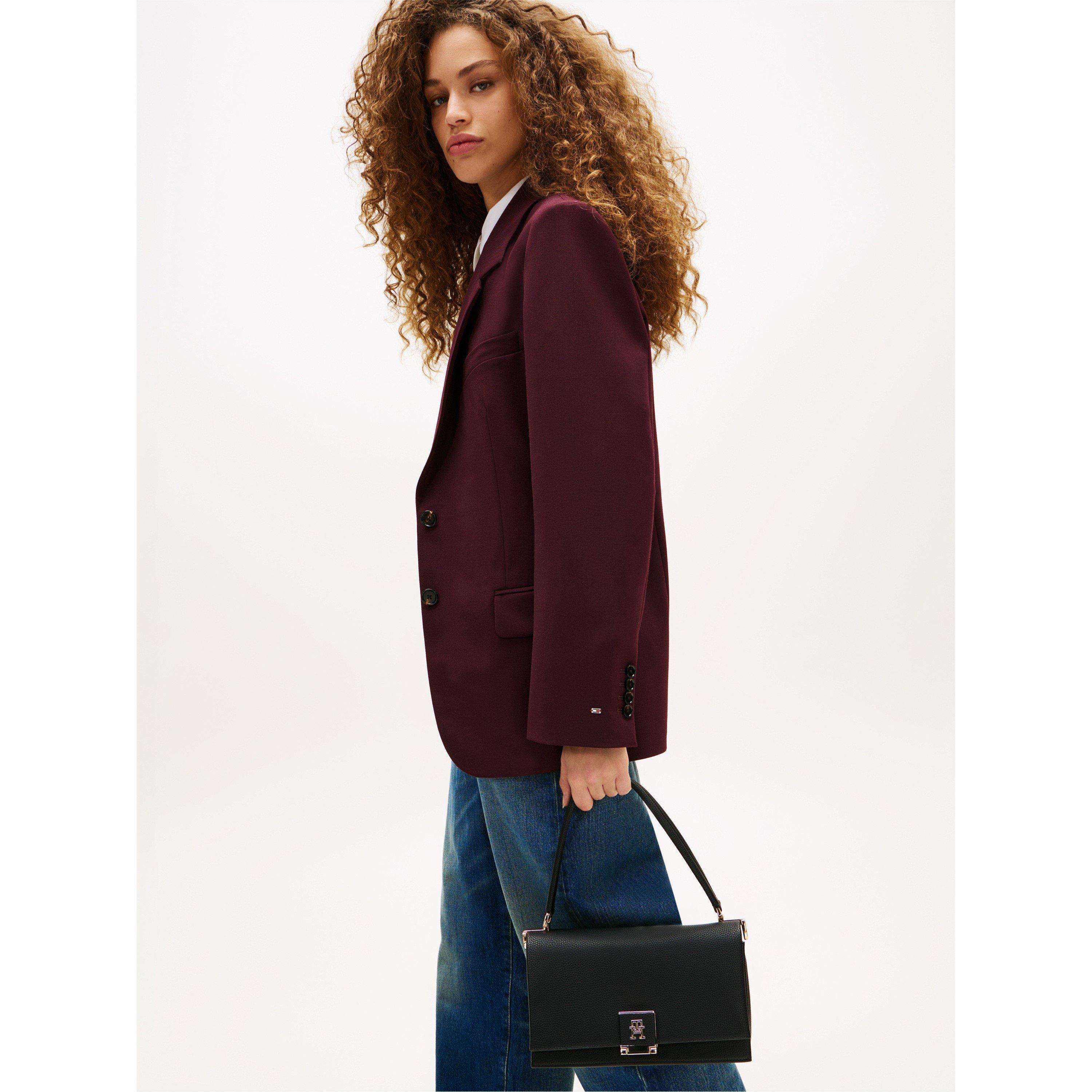 Black - Tommy Hilfiger - Women's Shoulder Bag - 2