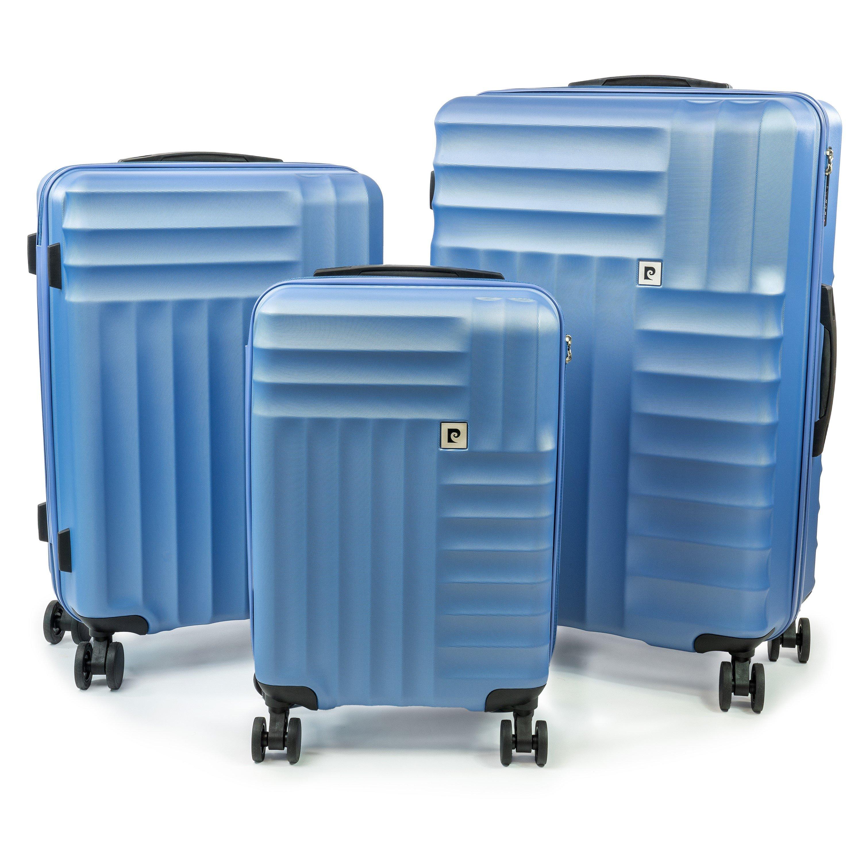Blue Cl898-05 - Pierre Cardin - Soleil Wheeled Hard Shell Travel Suitcase Luggage - 2