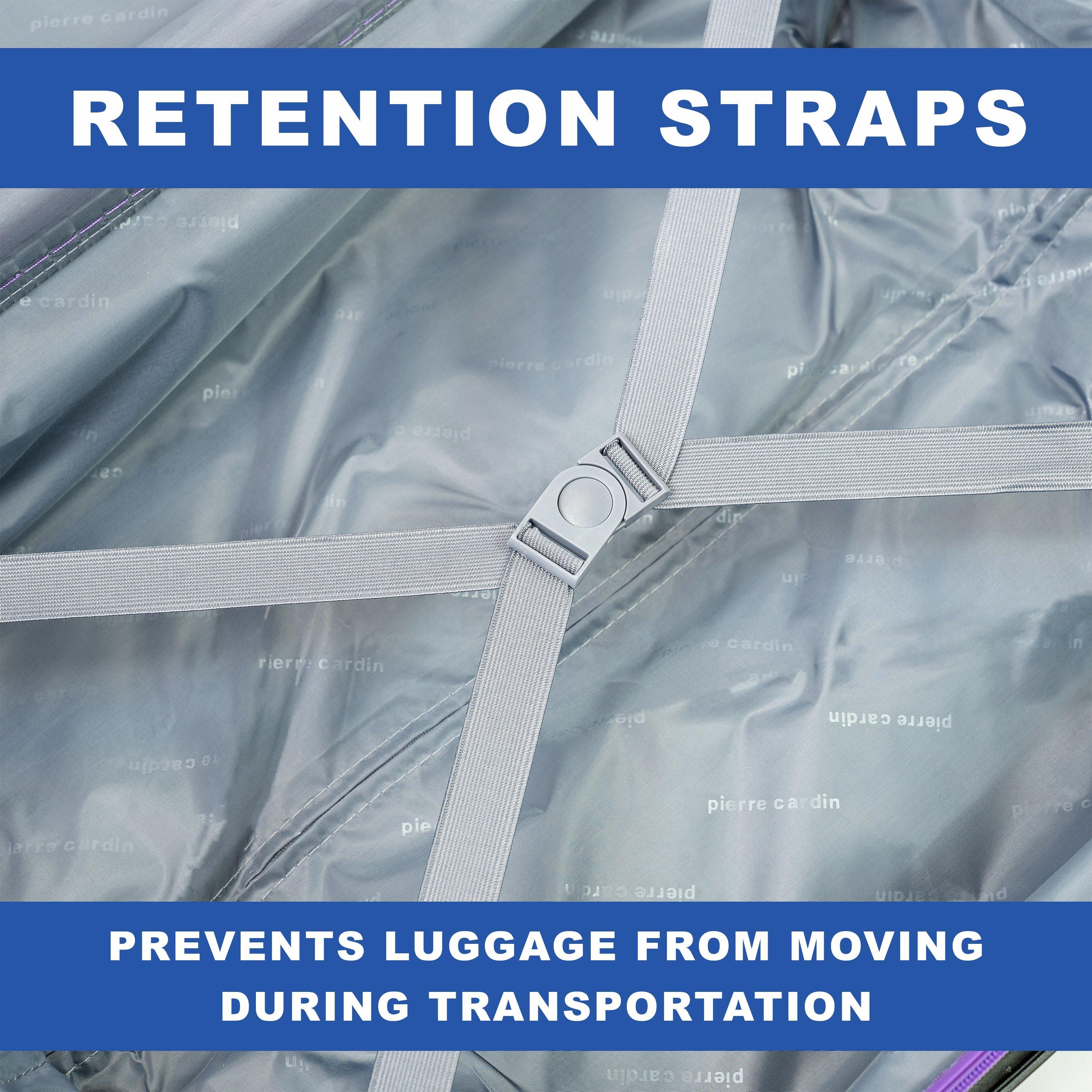 Blue Cl898-05 - Pierre Cardin - Soleil Wheeled Hard Shell Travel Suitcase Luggage - 9