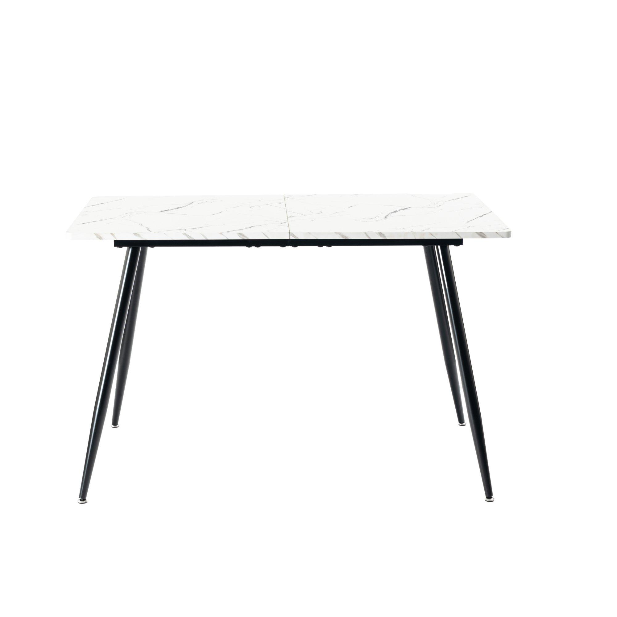 White - Urban Meuble - Slim Marble Console Table - 4