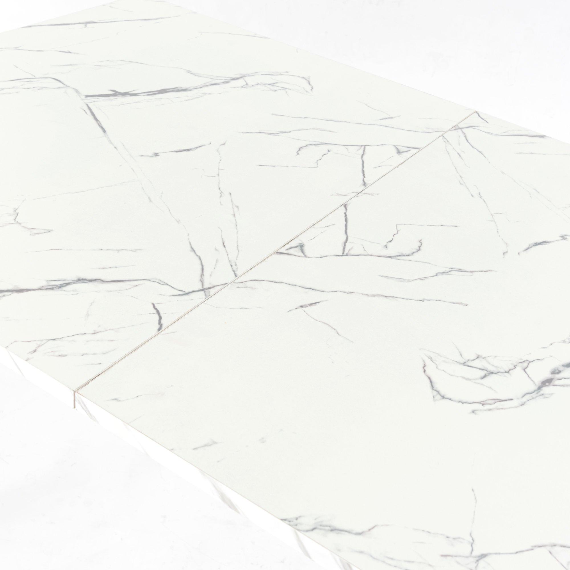 White - Urban Meuble - Slim Marble Console Table - 6