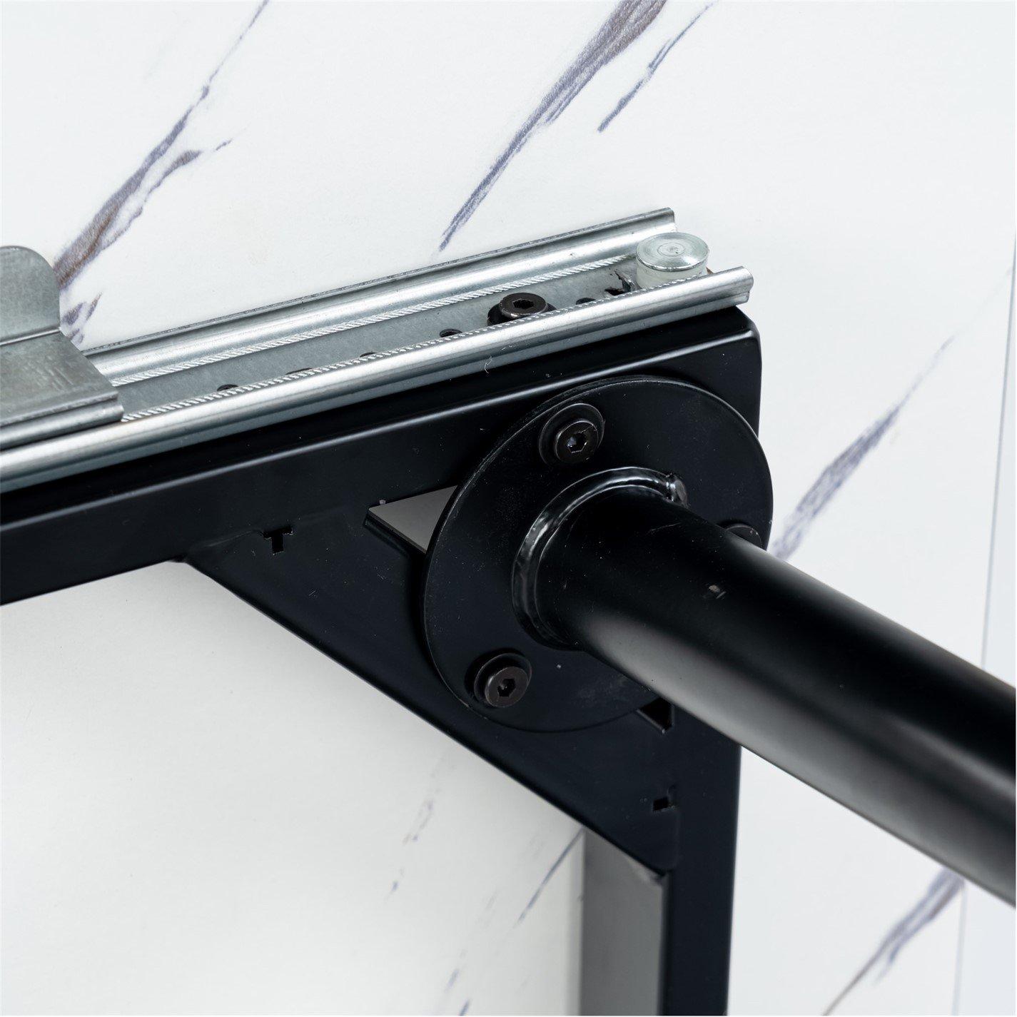 White - Urban Meuble - Extendable Marble Console Table - 11