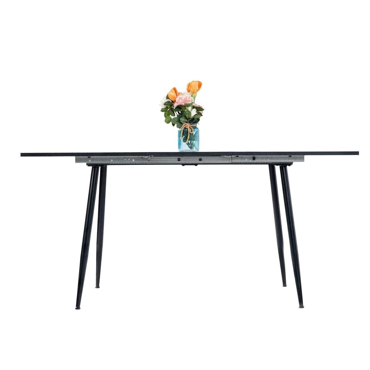 White - Urban Meuble - Extendable Marble Console Table - 3