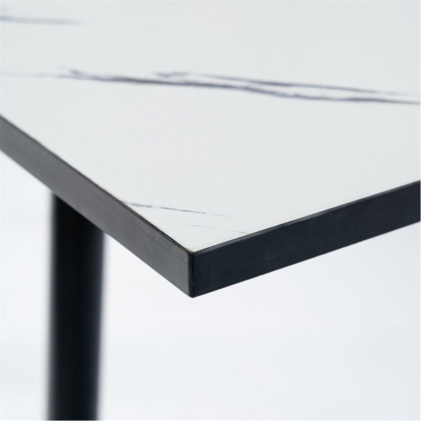 White - Urban Meuble - Extendable Marble Console Table - 7