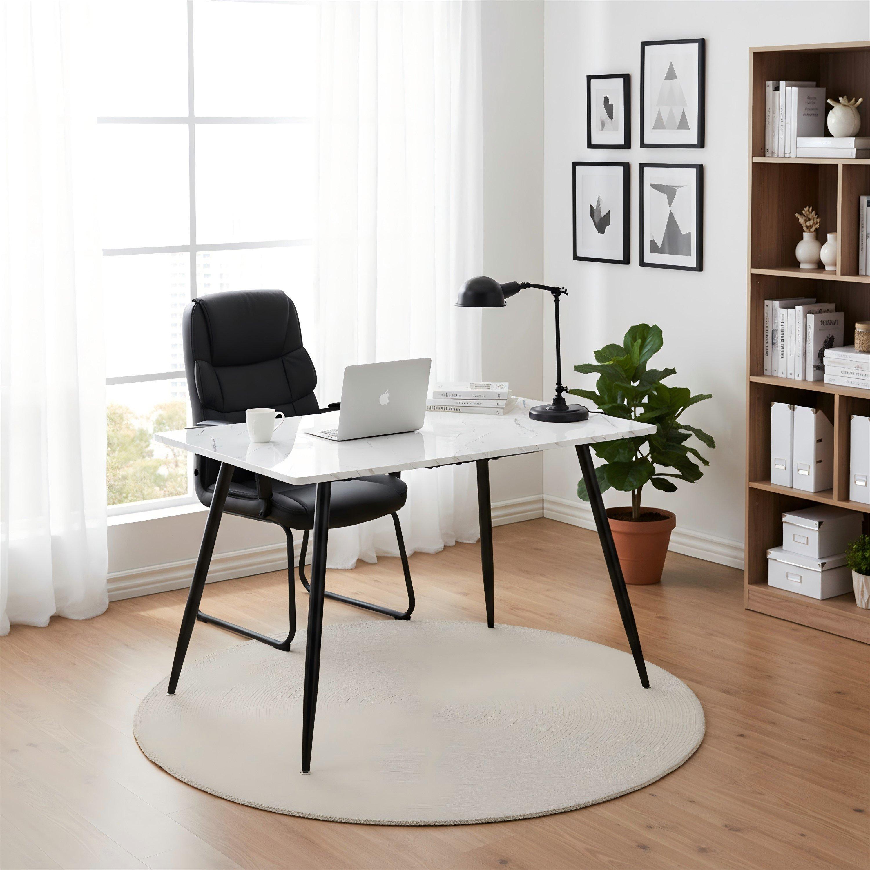 White - Urban Meuble - Modern Marble Dressing Table - 1