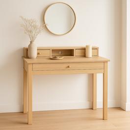 Urban Meuble Light Wooden Dressing Table with Drawer