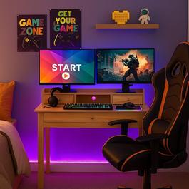 Urban Meuble Compact Wooden Gaming Desk